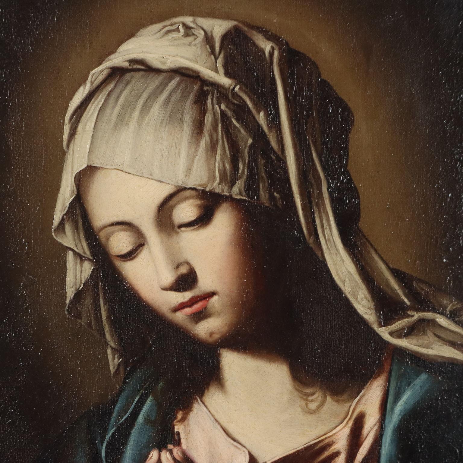 Pintura Madonna Orante siglo XVIII - Painting Otro estilo de arte de Unknown
