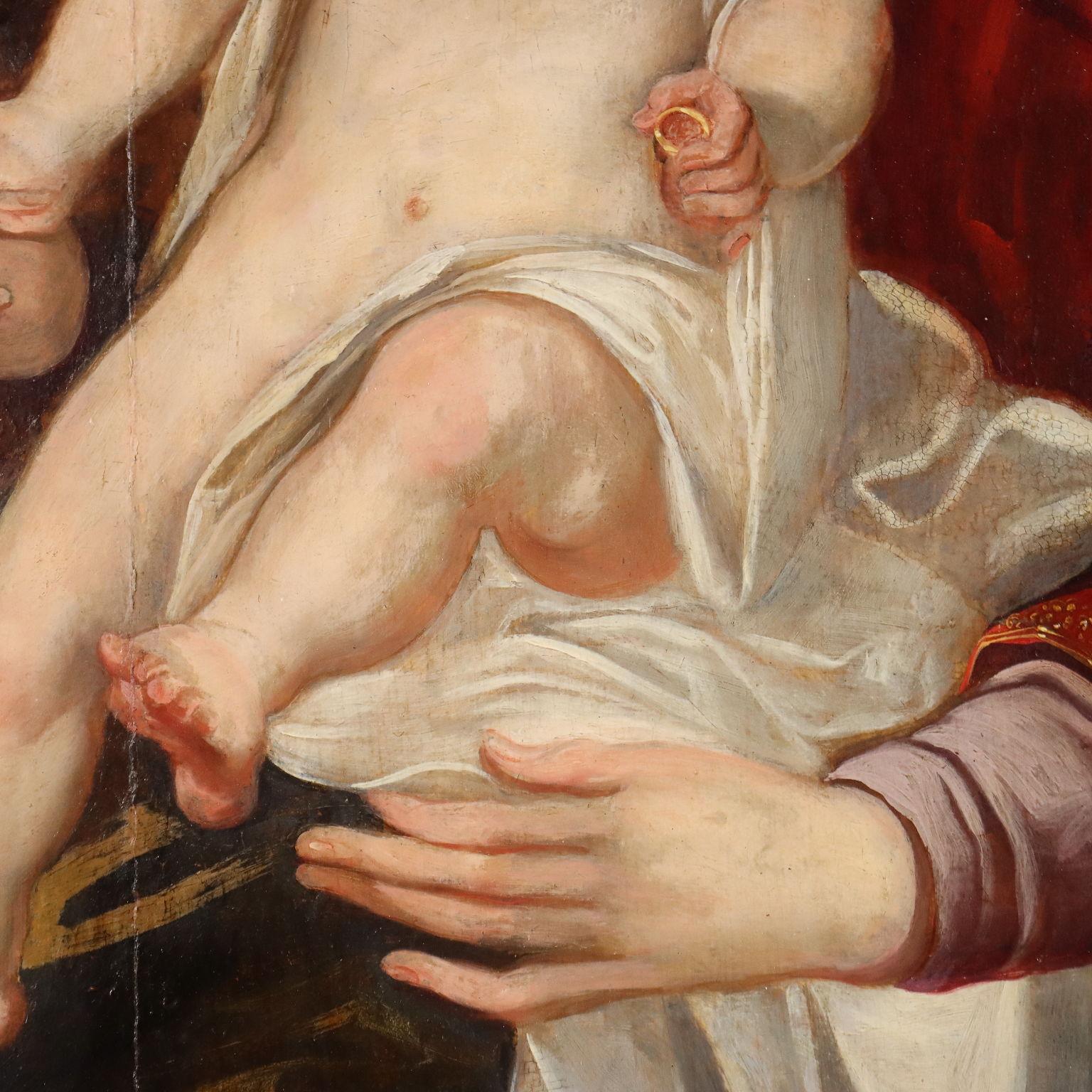 Gemälde Mystische Vermählung der Heiligen Katharina 16 im Angebot 2