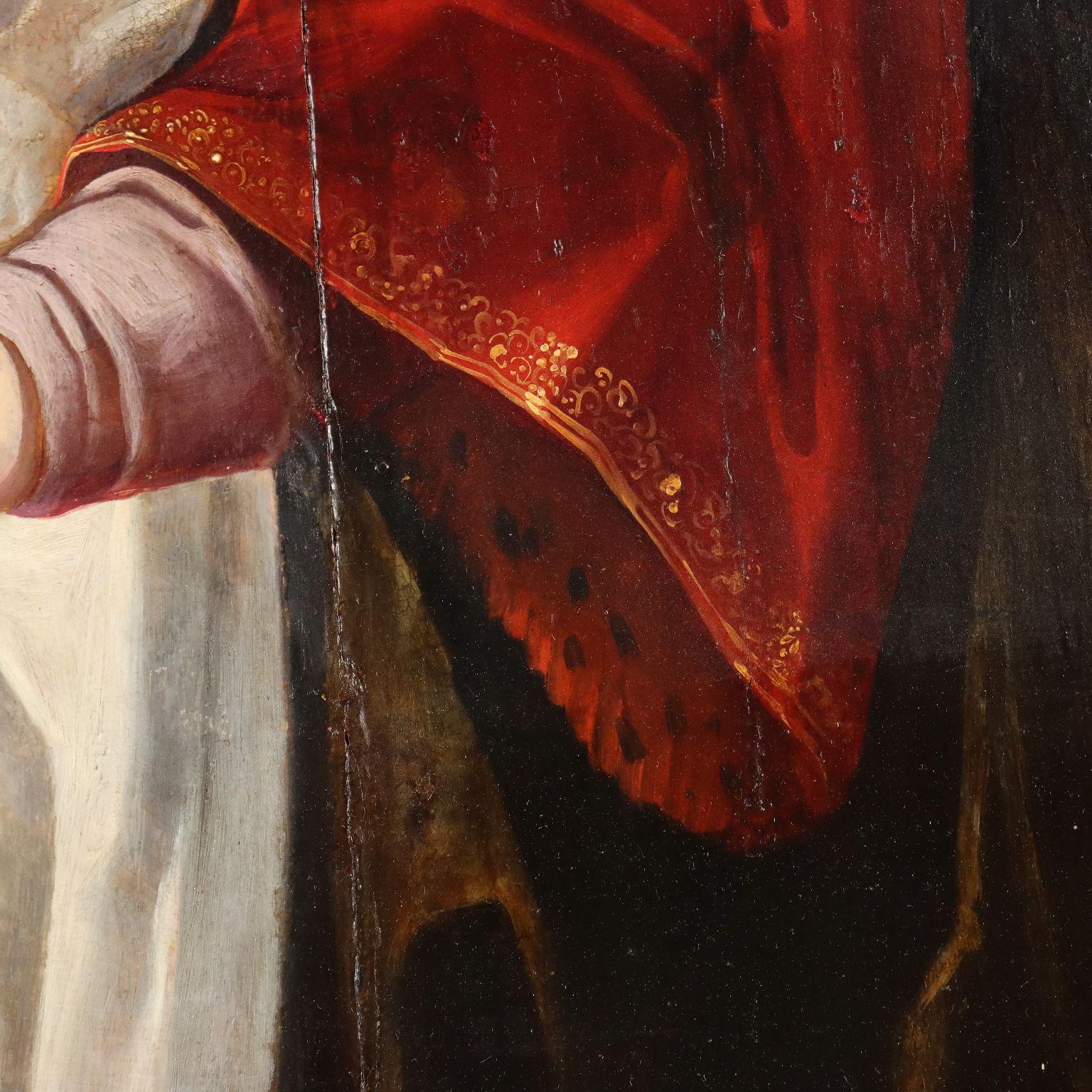 Gemälde Mystische Vermählung der Heiligen Katharina 16 im Angebot 3