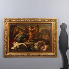 Pintura Moisés y la serpiente de bronce Siglo XVII