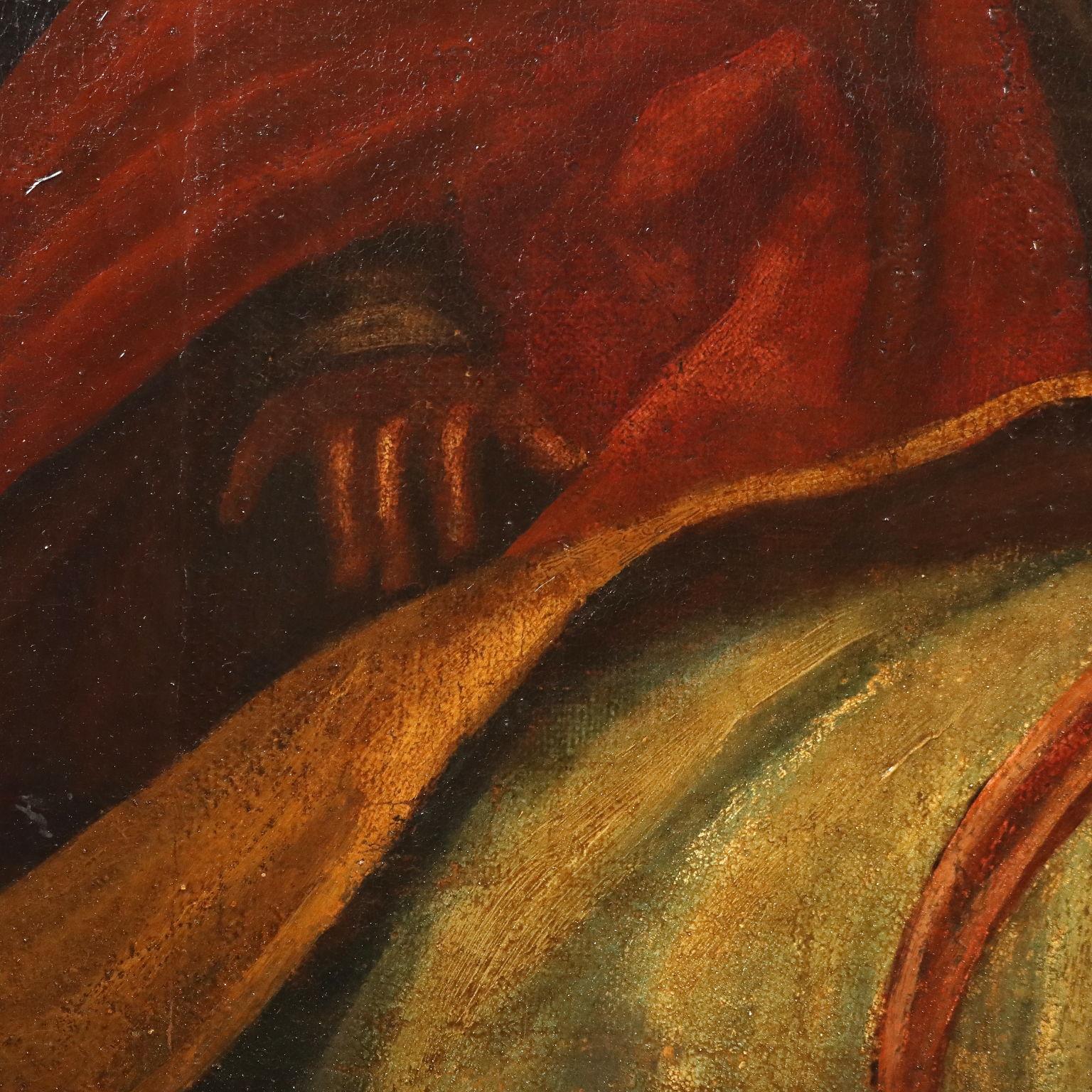 Dipinto Mosè salvato dalle Acque, XVII secolo For Sale 6