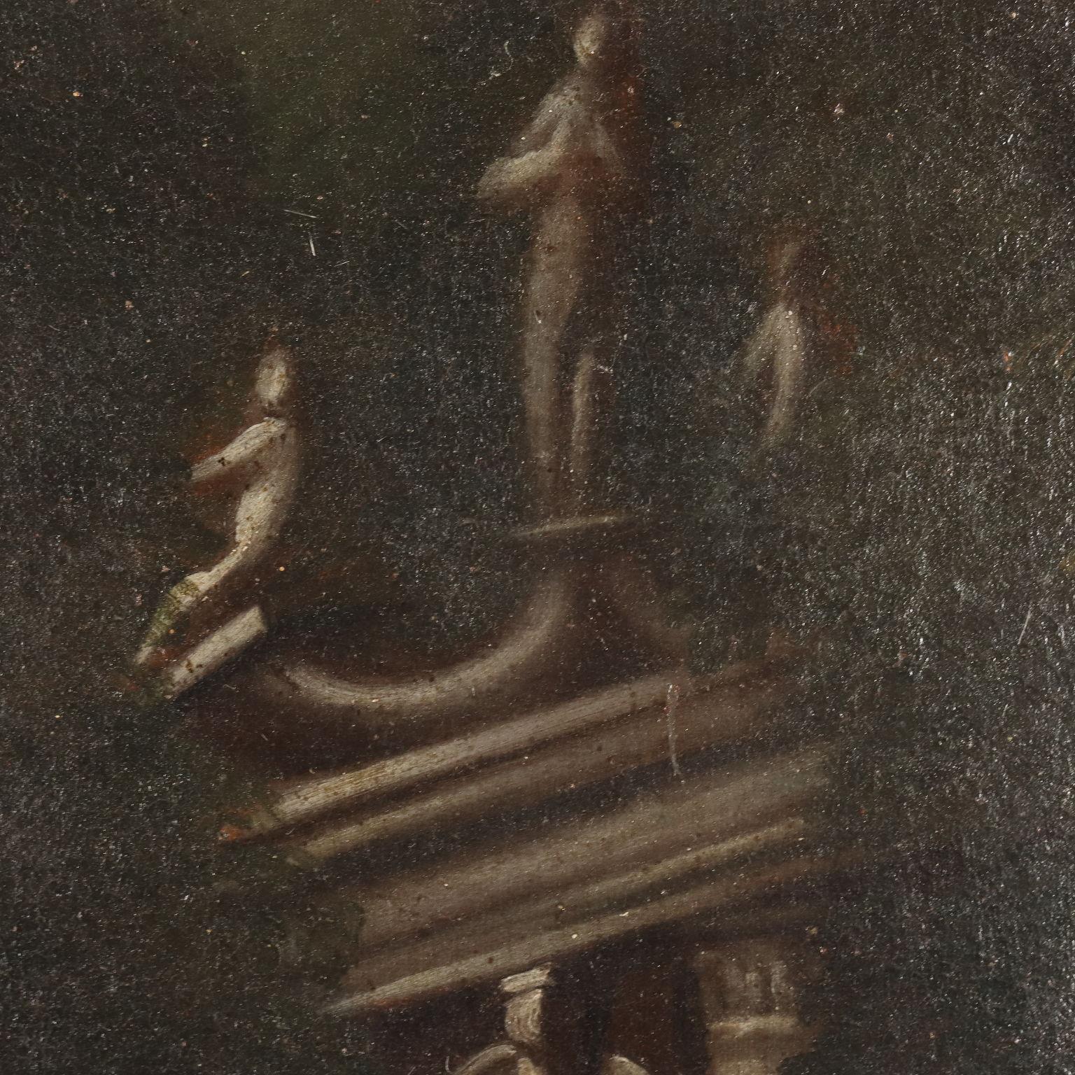 Painting Moses Saved by the Waters, 17th-18th century For Sale 6