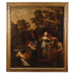 Painting Moses Saved from the Waters 18th century