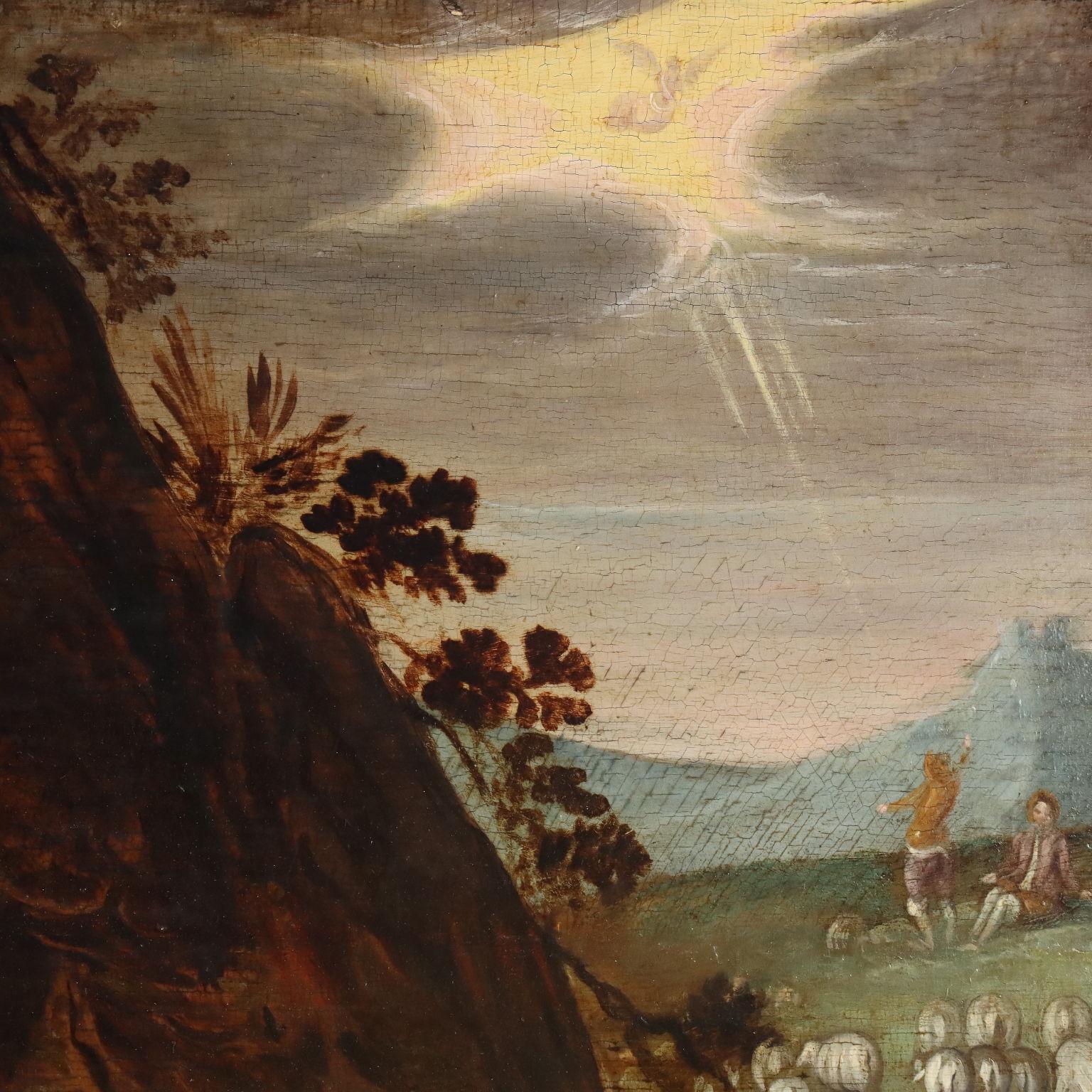 Dipinto Natività di Gesù XVIII secolo in vendita 3