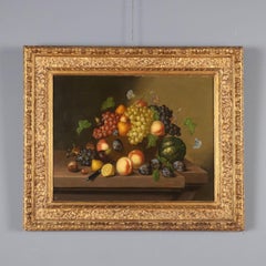 Bodegón con navaja y mariposa Siglo XIX