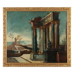 Pintura de paisajes con arquitectura