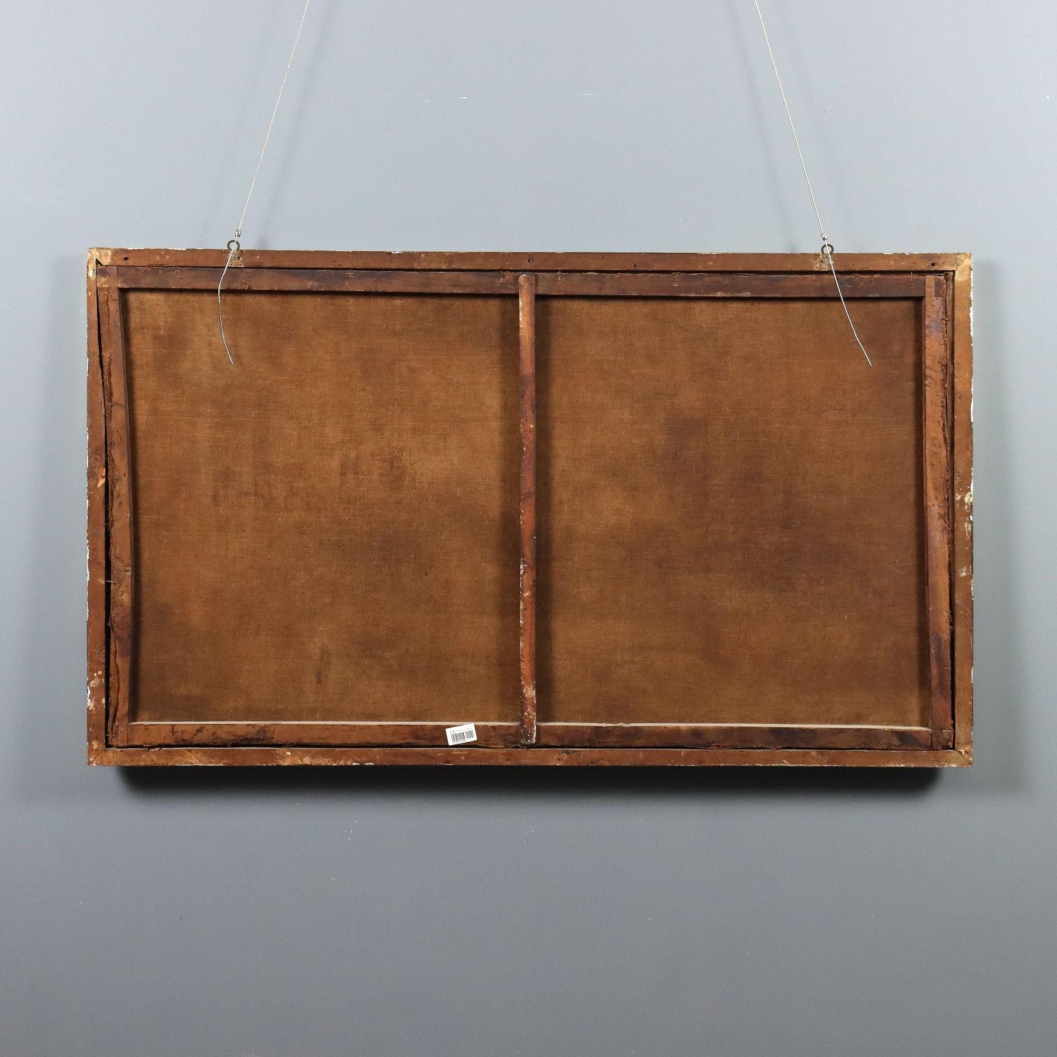 Dipinto Paesaggio con Architetture e Figure XVIII secolo im Angebot 7