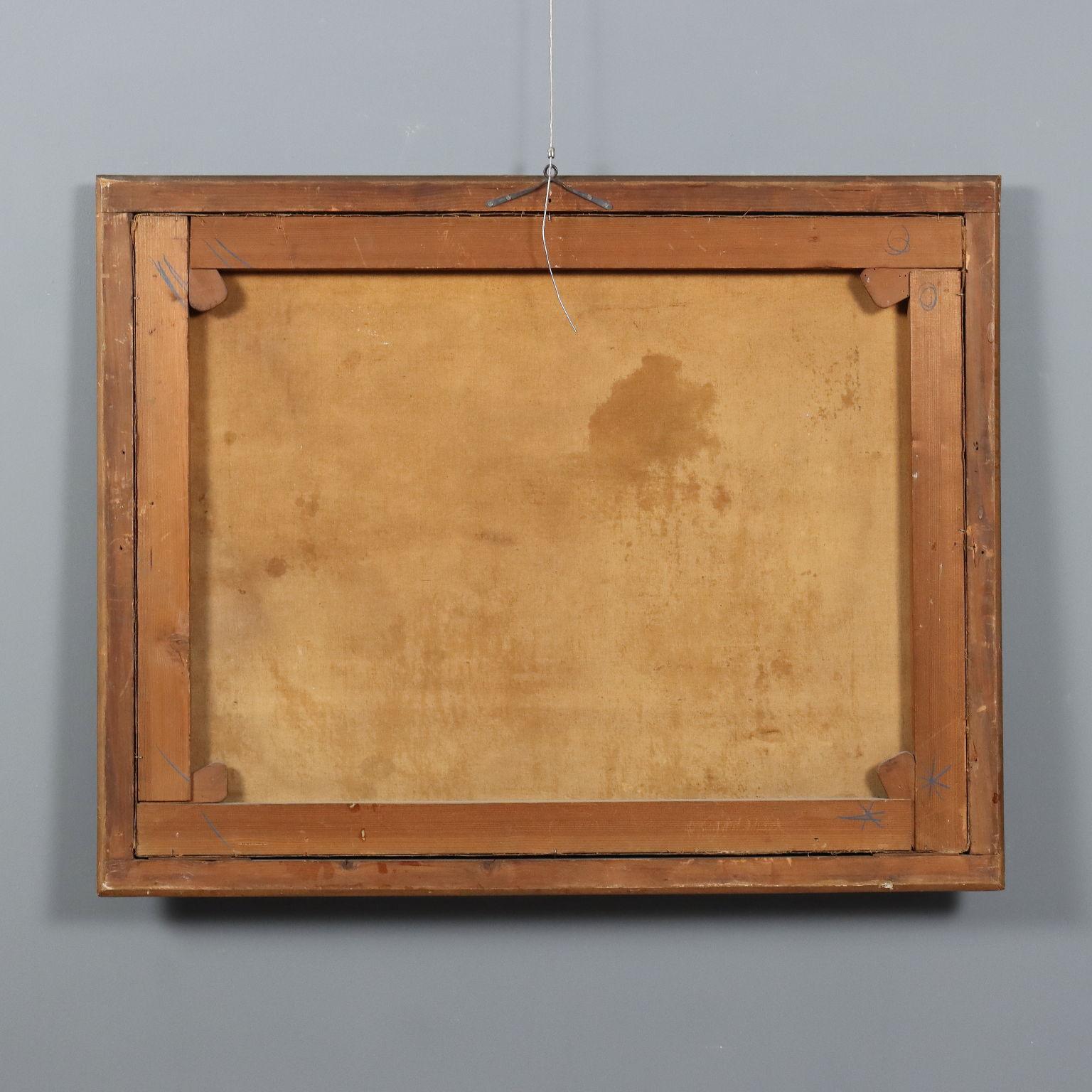 Dipinto Paesaggio con Edifici e Figure XVIII secolo en vente 6