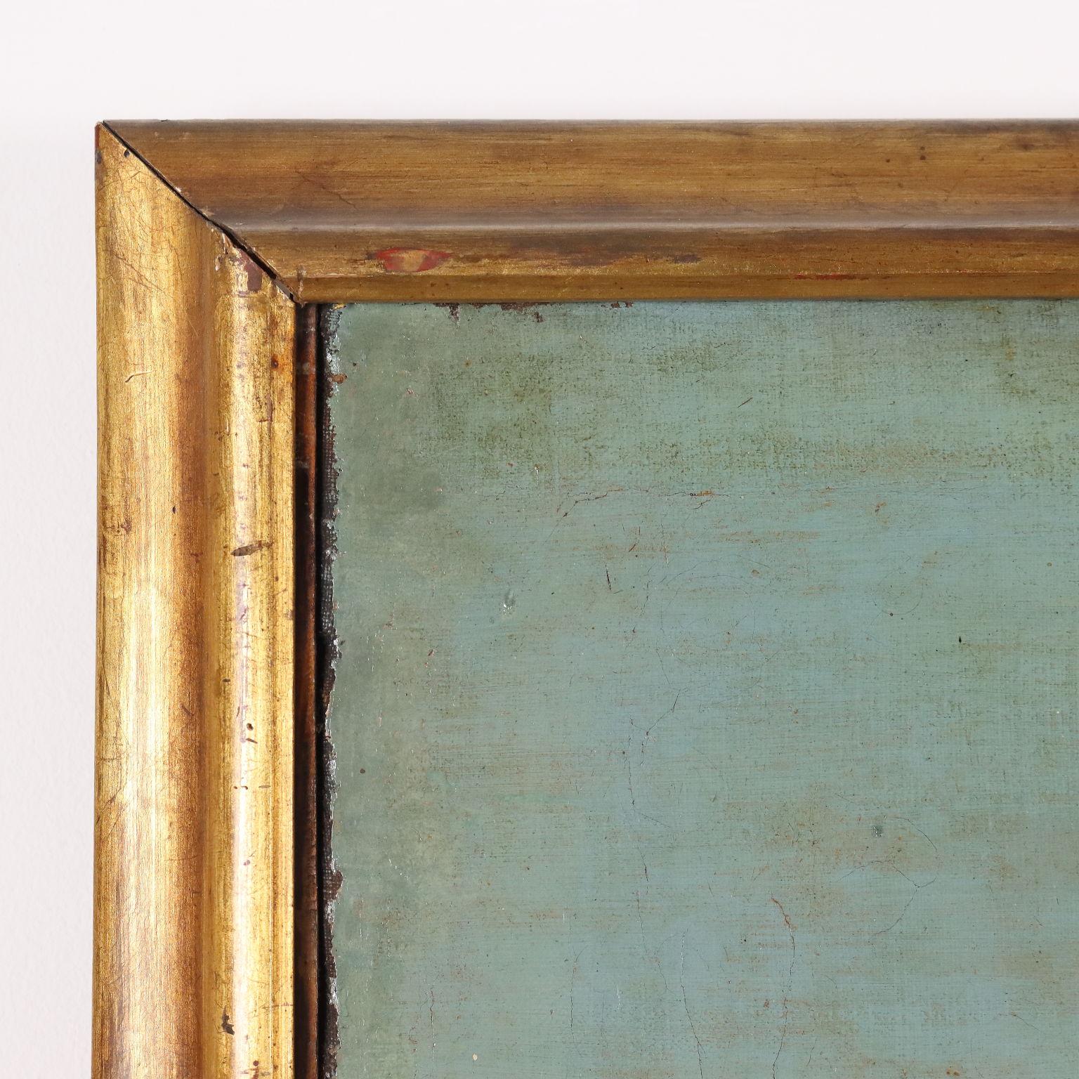 Dipinto Paesaggio con Figure XIX secolo in vendita 5