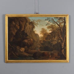 Painting Landscape with Figures 18th century