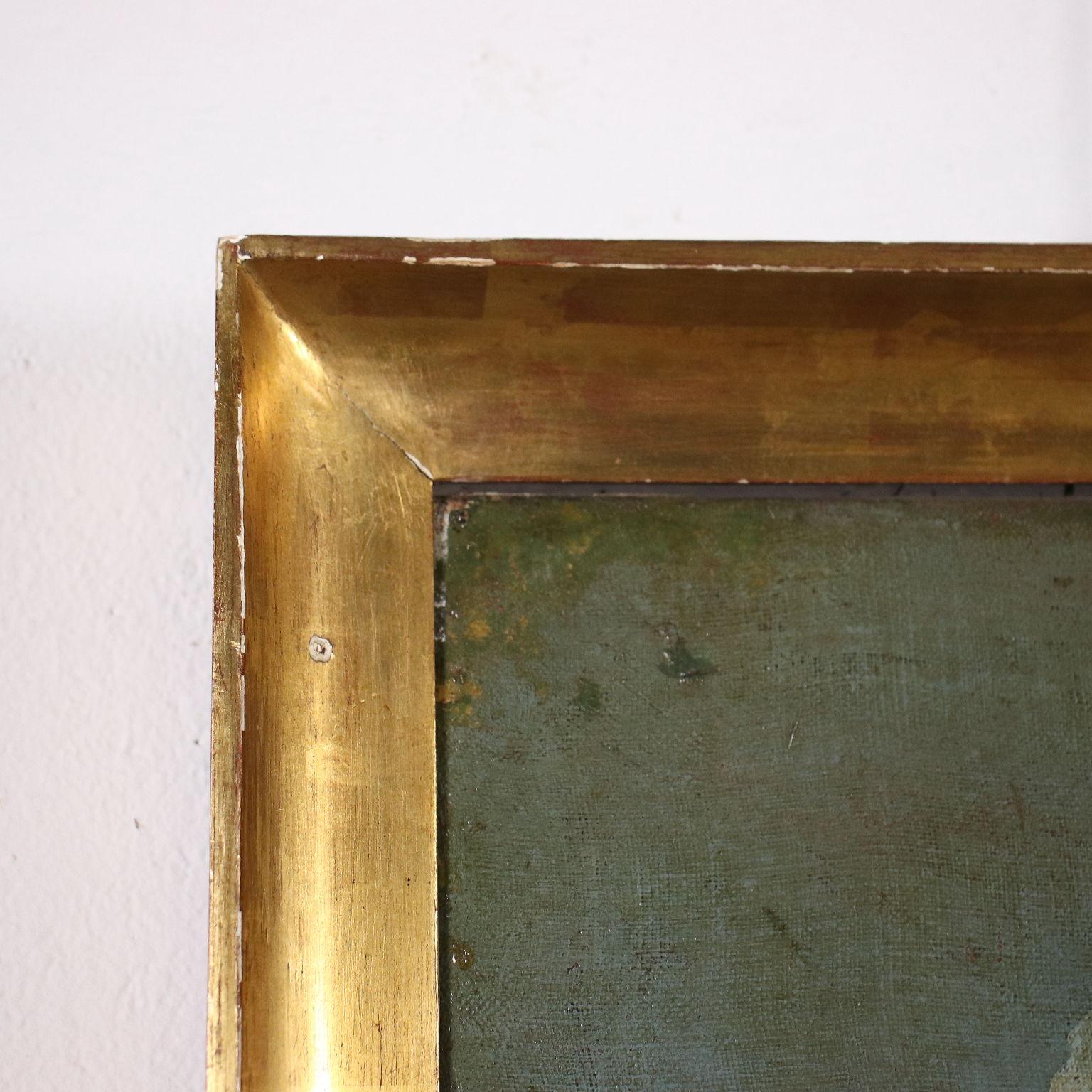 Pintura Paisaje con pastores y rebaños Siglo XVII en venta 4