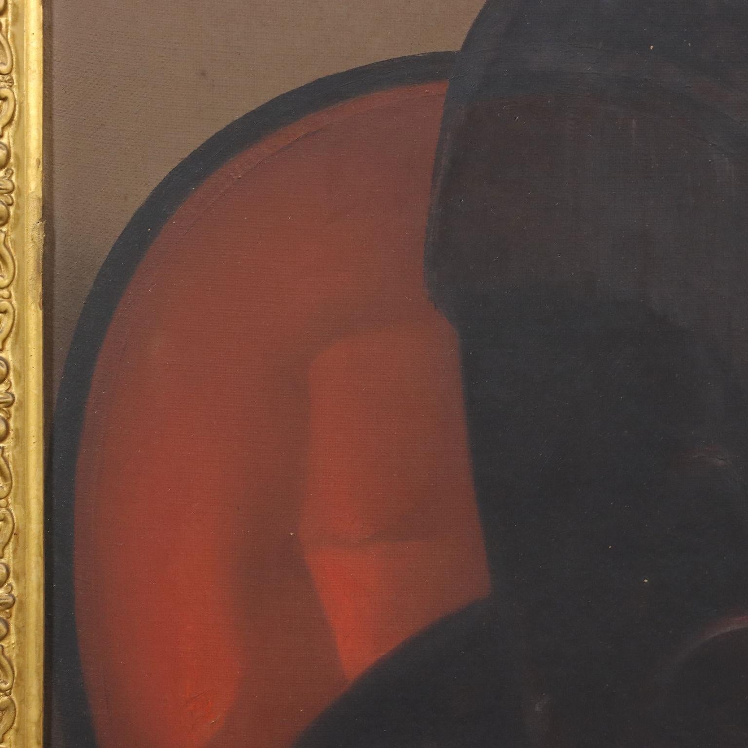 Antique Female Portrait Painting '800 5