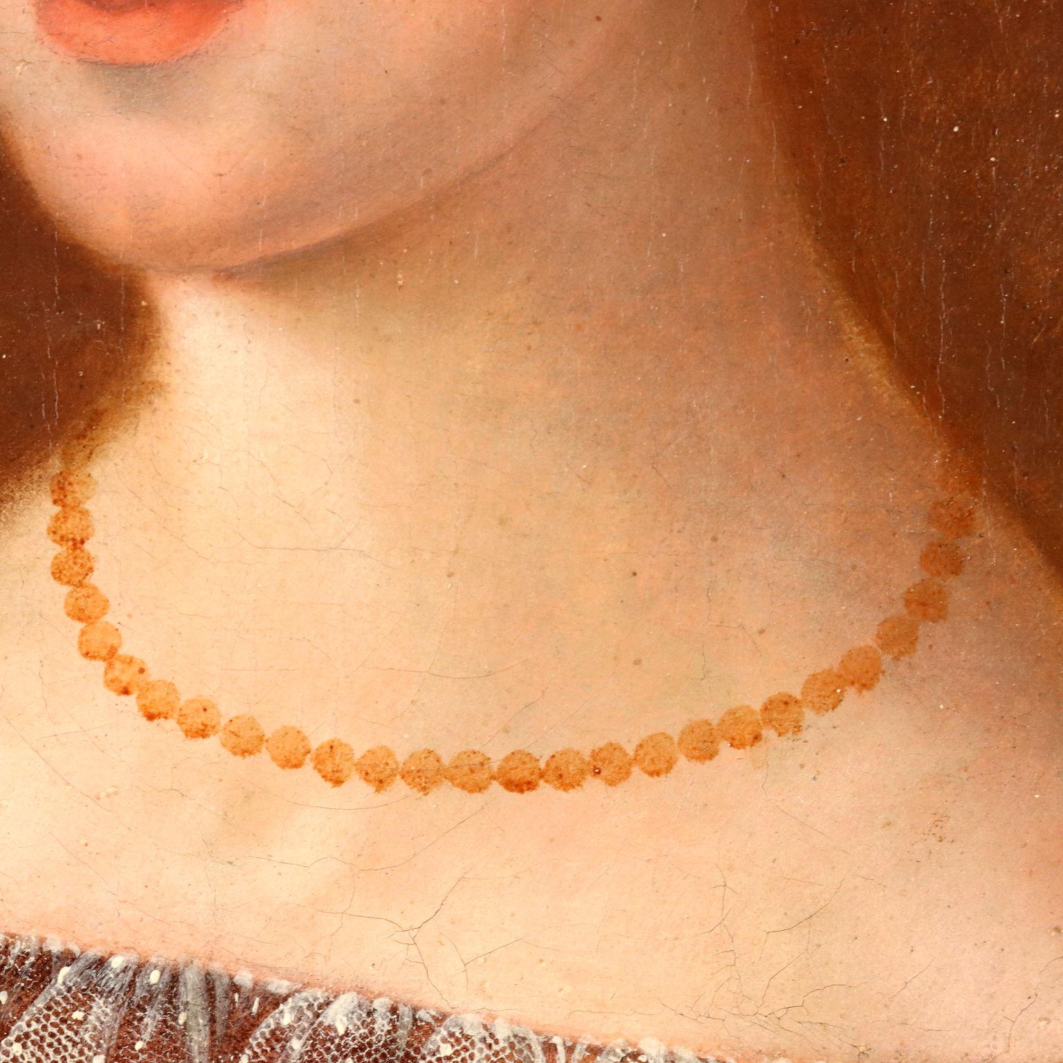 Dipinto Ritratto delle Tre Sorelle, XIX secolo For Sale 3