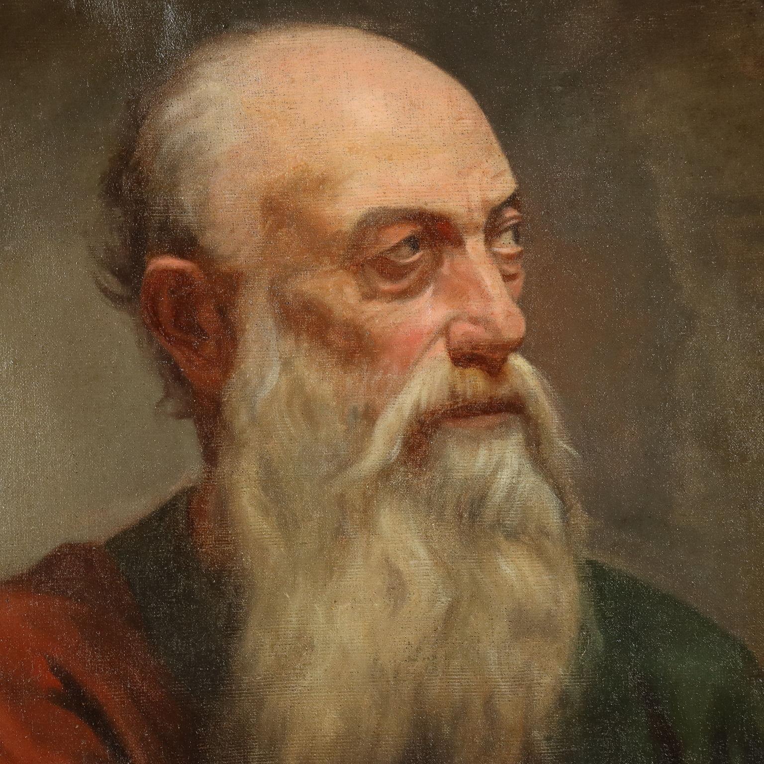 Gemälde Porträt eines antiken Philosophen 1875 (Sonstige Kunststile), Painting, von Unknown