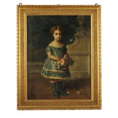 Dipinto Ritratto di Bambina, 1876