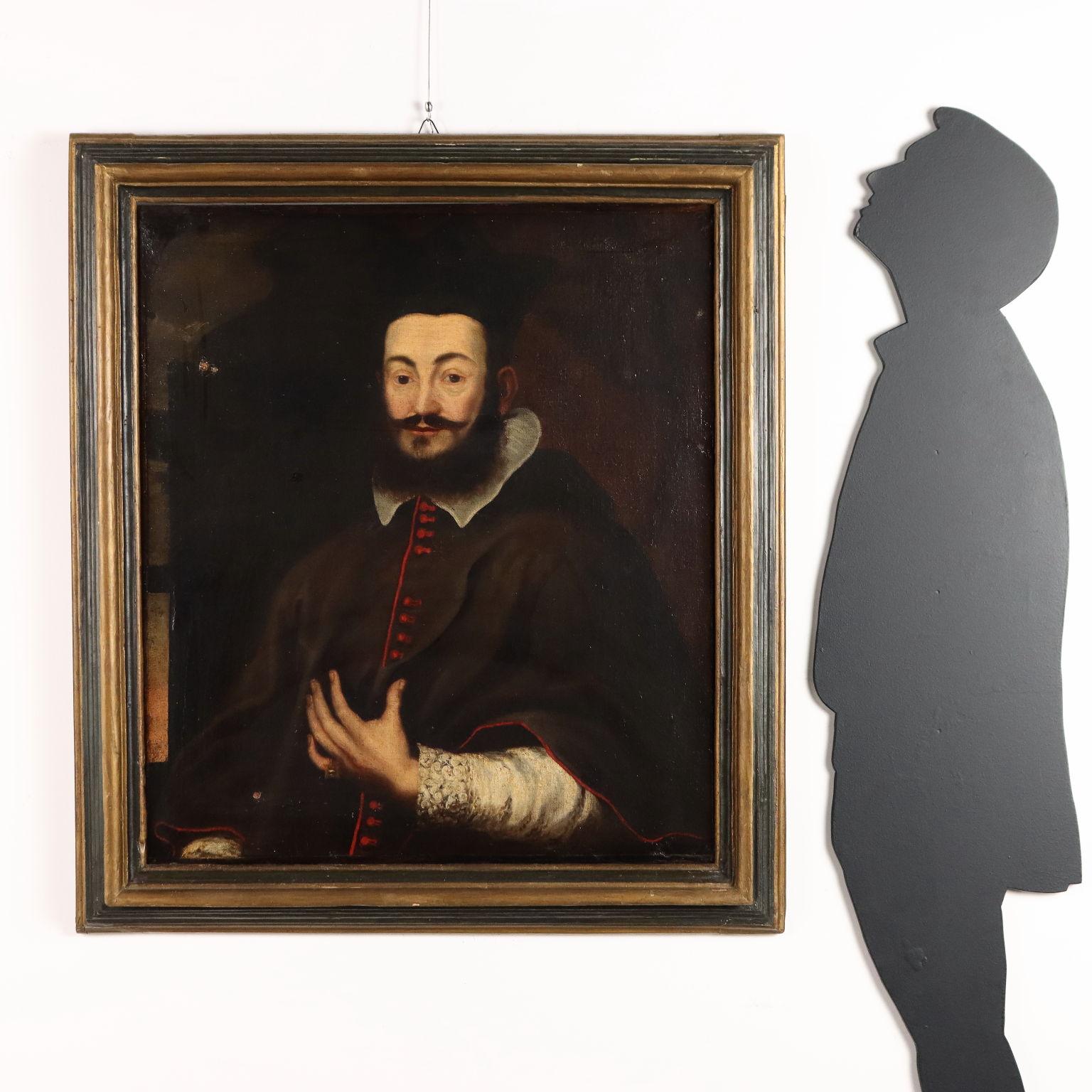 Dipinto Ritratto di Ecclesiastico XVII secolo - Painting Altro stile artistico di Unknown
