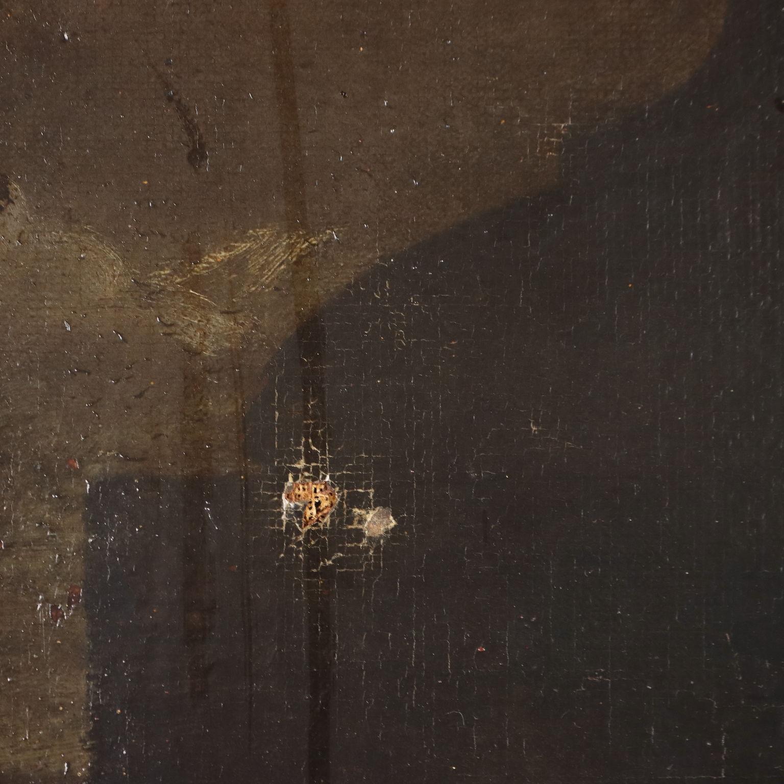 Dipinto Ritratto di Ecclesiastico XVII secolo in vendita 4