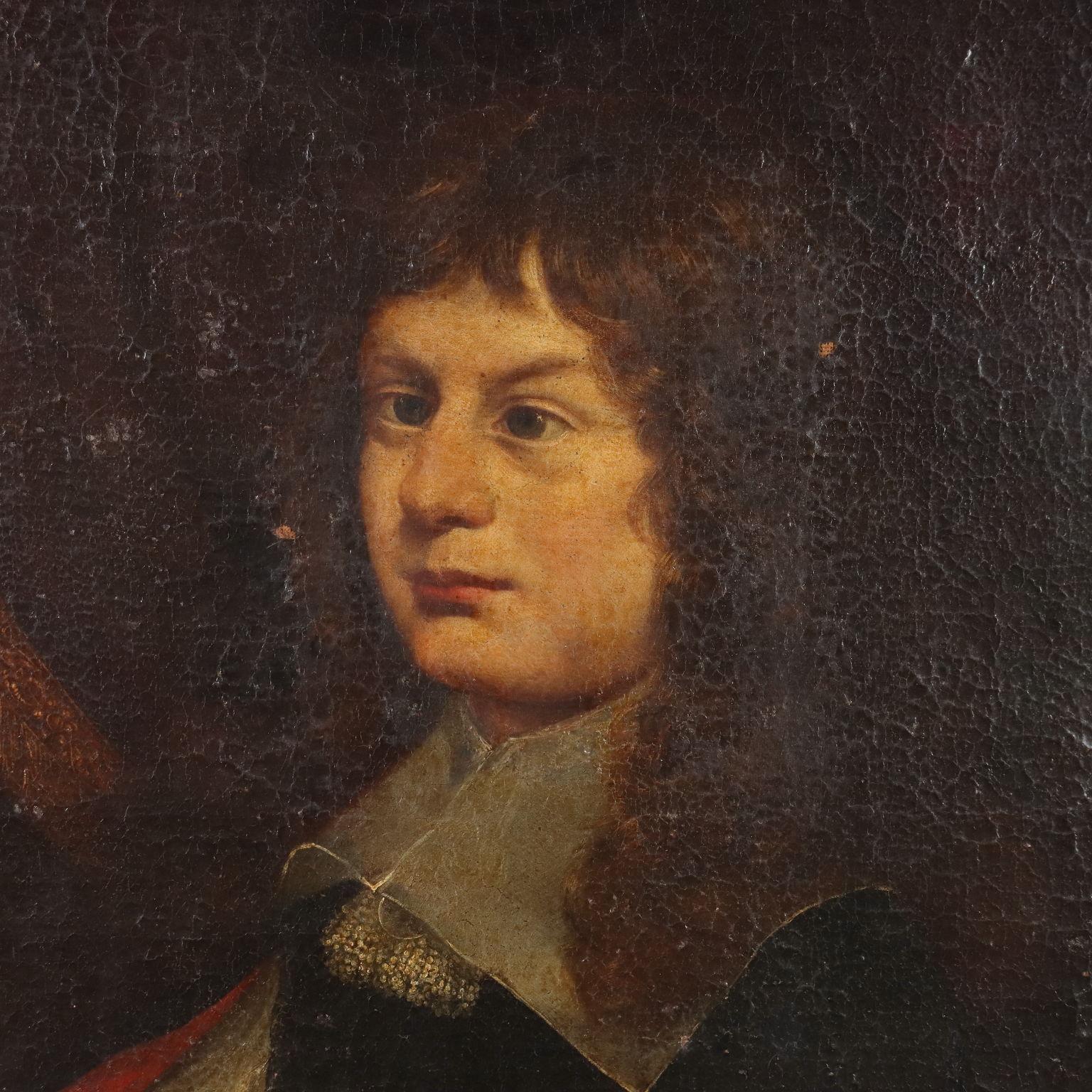 Dipinto Ritratto di Giovane Nobiluomo XVII  secolo - Painting Altro stile artistico di Unknown