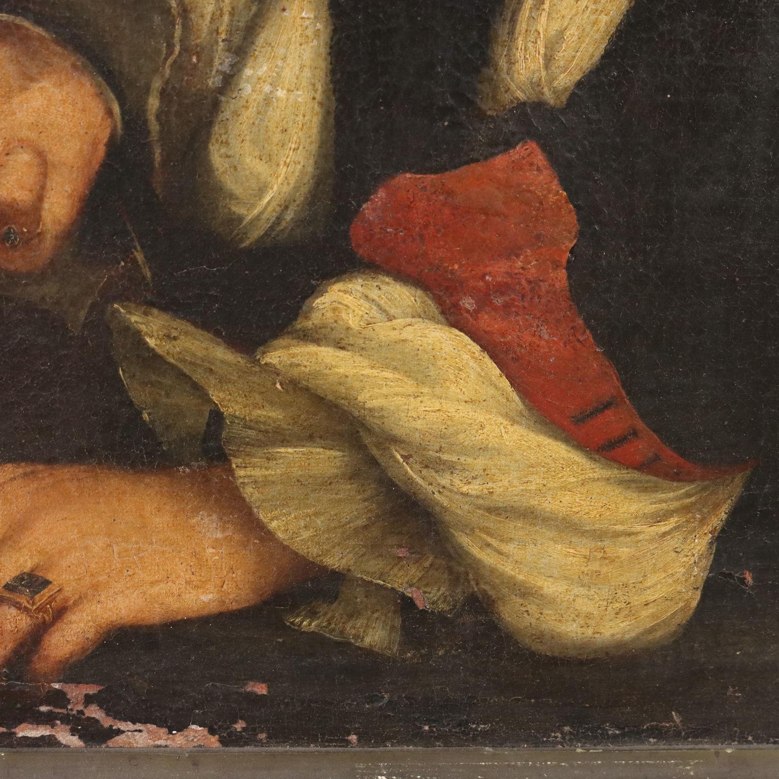 Dipinto Ritratto di Giovane Nobiluomo XVII  secolo in vendita 4