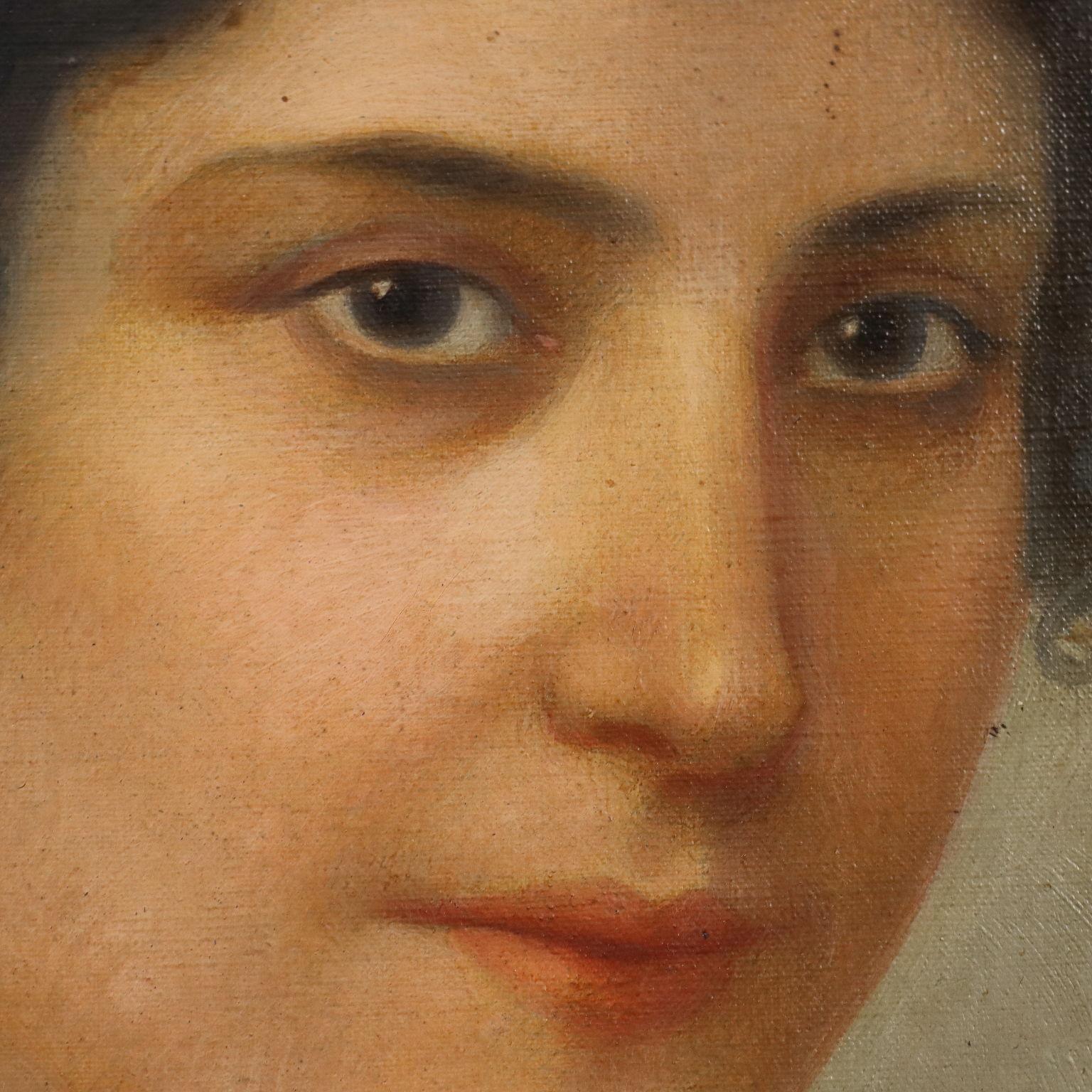 Olio su tela. Firmata e localizzata sul margine sinistro in basso 