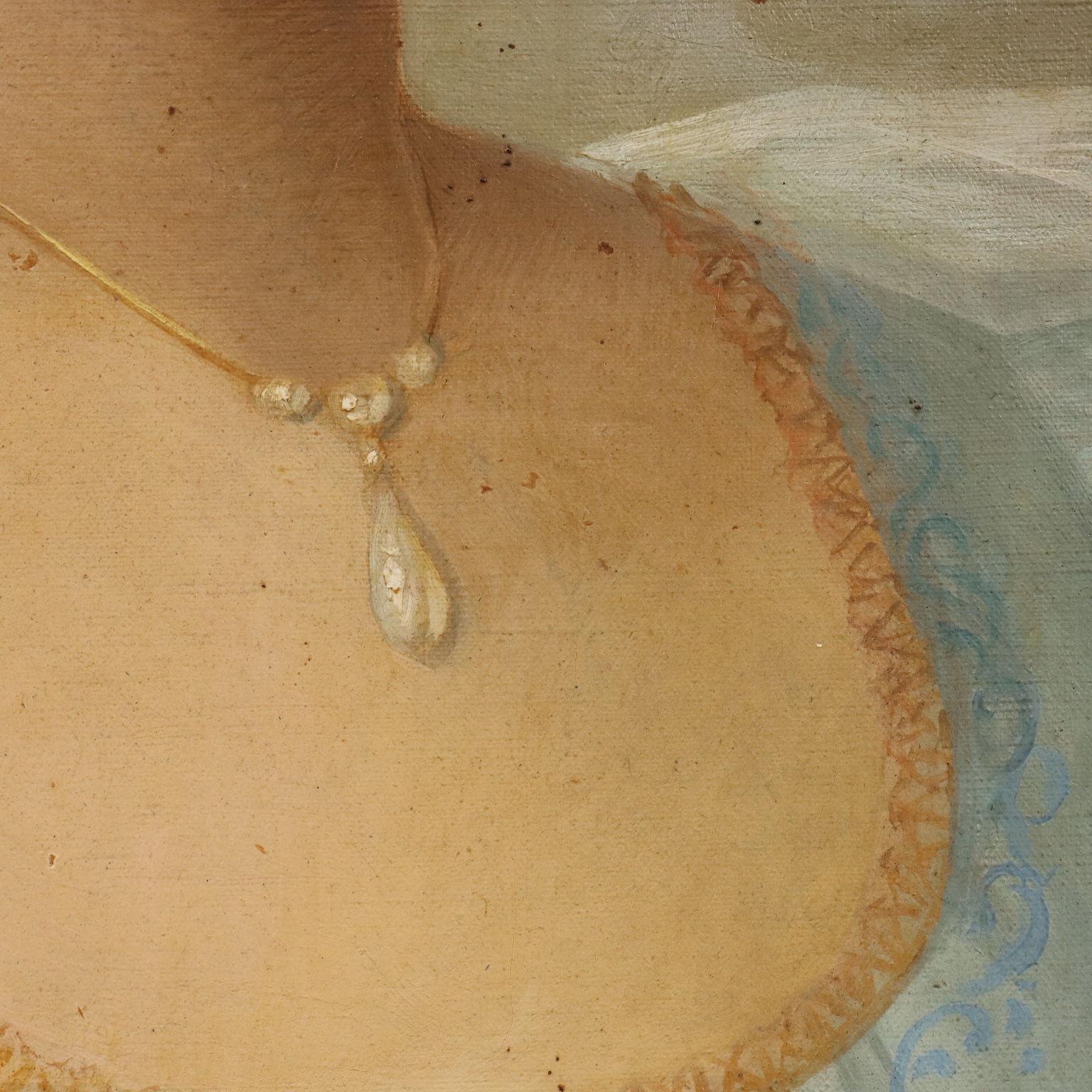 Dipinto Ritratto di Maria Ciaffi fine 800 inizi 900 im Angebot 1