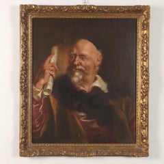 Dipinto Ritratto di Musicista XVIII-XIX secolo