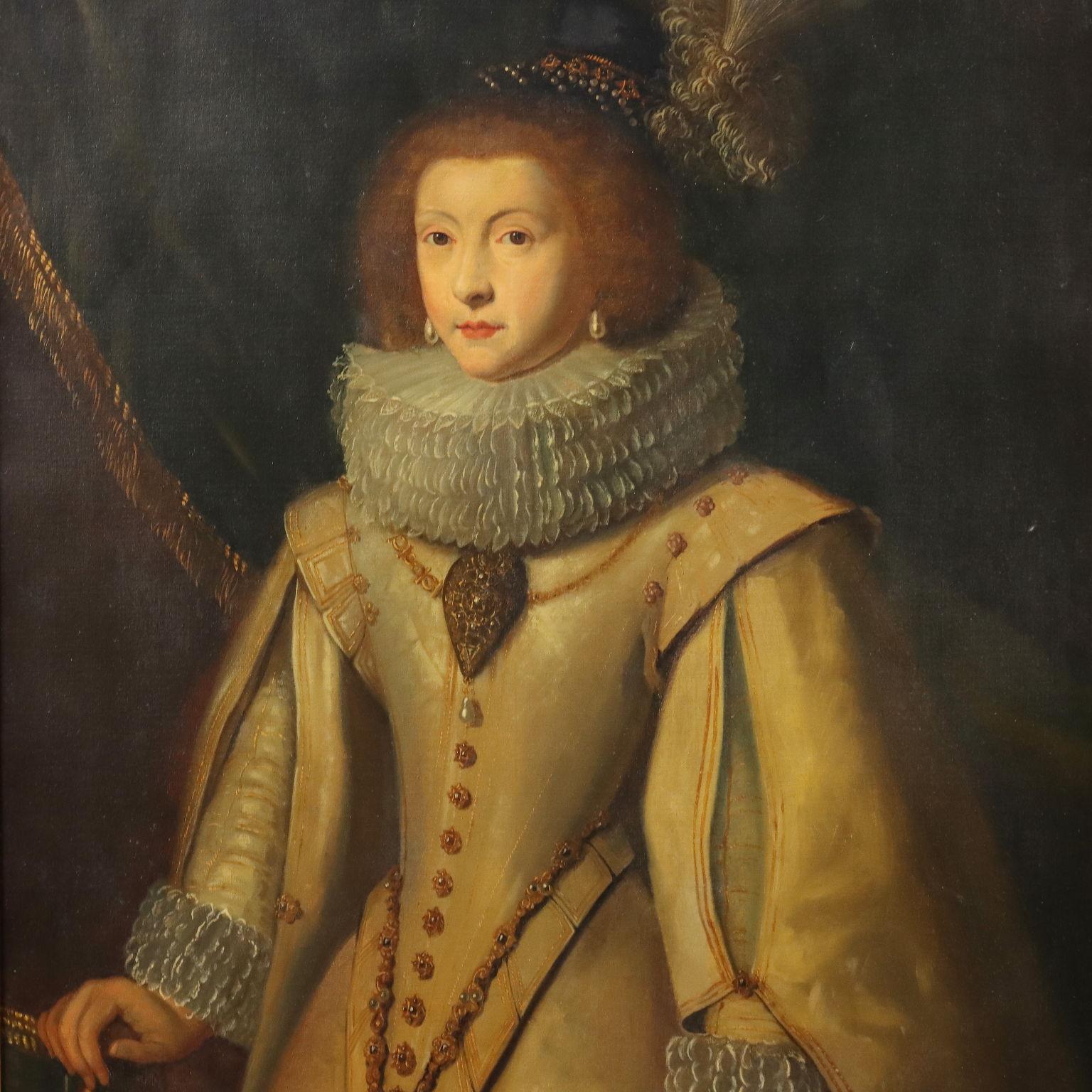 Dipinto Ritratto di Nobildonna fein 800 (Sonstige Kunststile), Painting, von Unknown