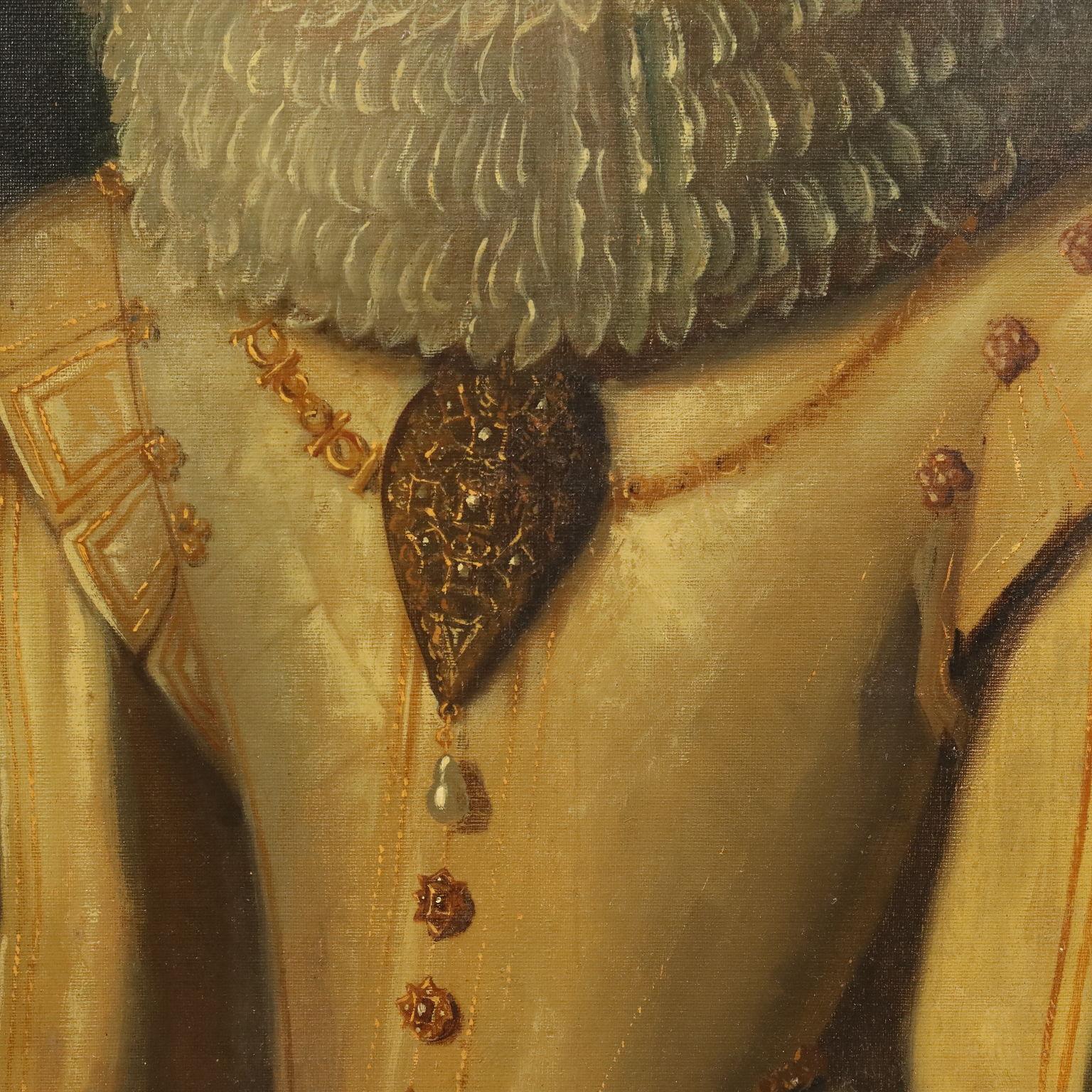 Dipinto Ritratto di Nobildonna fein 800 im Angebot 2