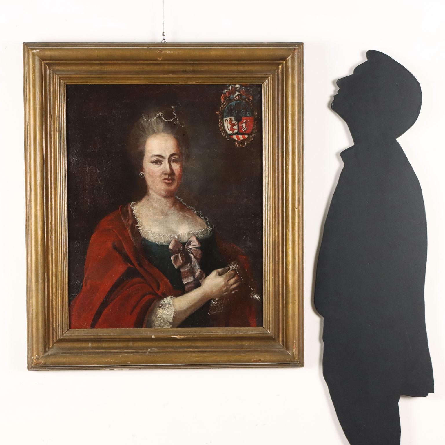 Dipinto Ritratto di Nobildonna XVIII secolo - Painting de Unknown