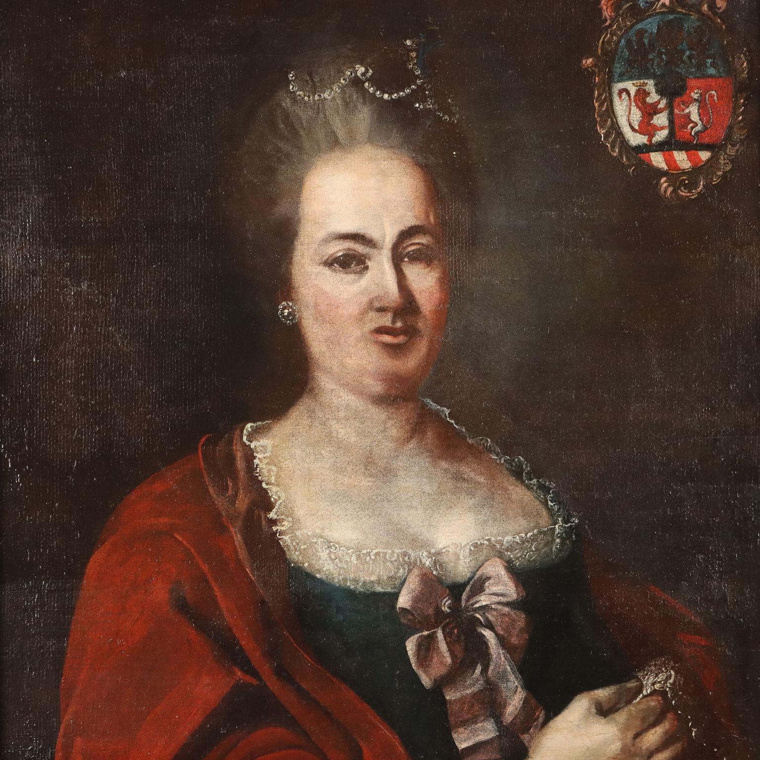 Dipinto Ritratto di Nobildonna XVIII secolo - Painting Otro estilo de arte de Unknown