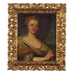 Peinture Portrait d'une femme noble 18e siècle