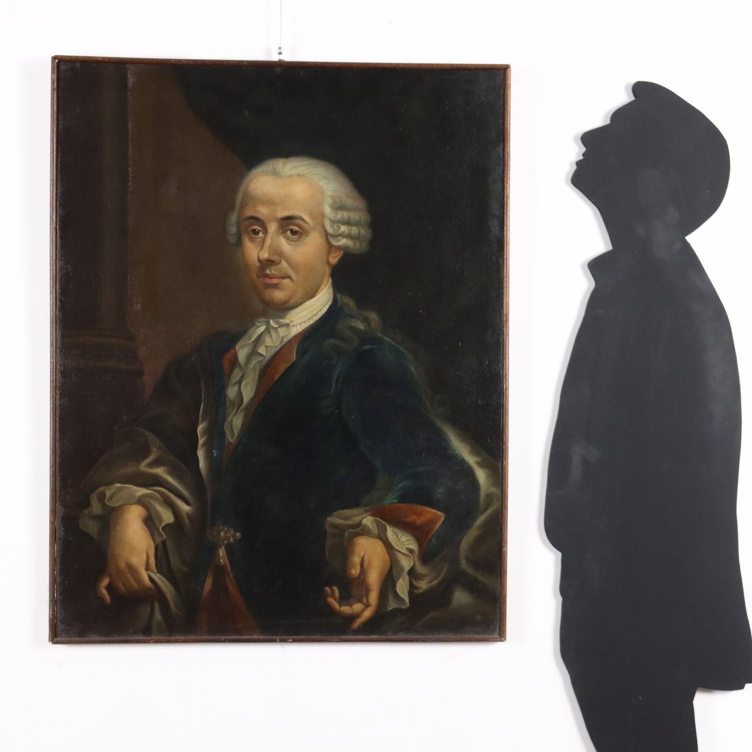 Dipinto Ritratto di Nobiluomo XVIII secolo - Painting Altro stile artistico di Unknown