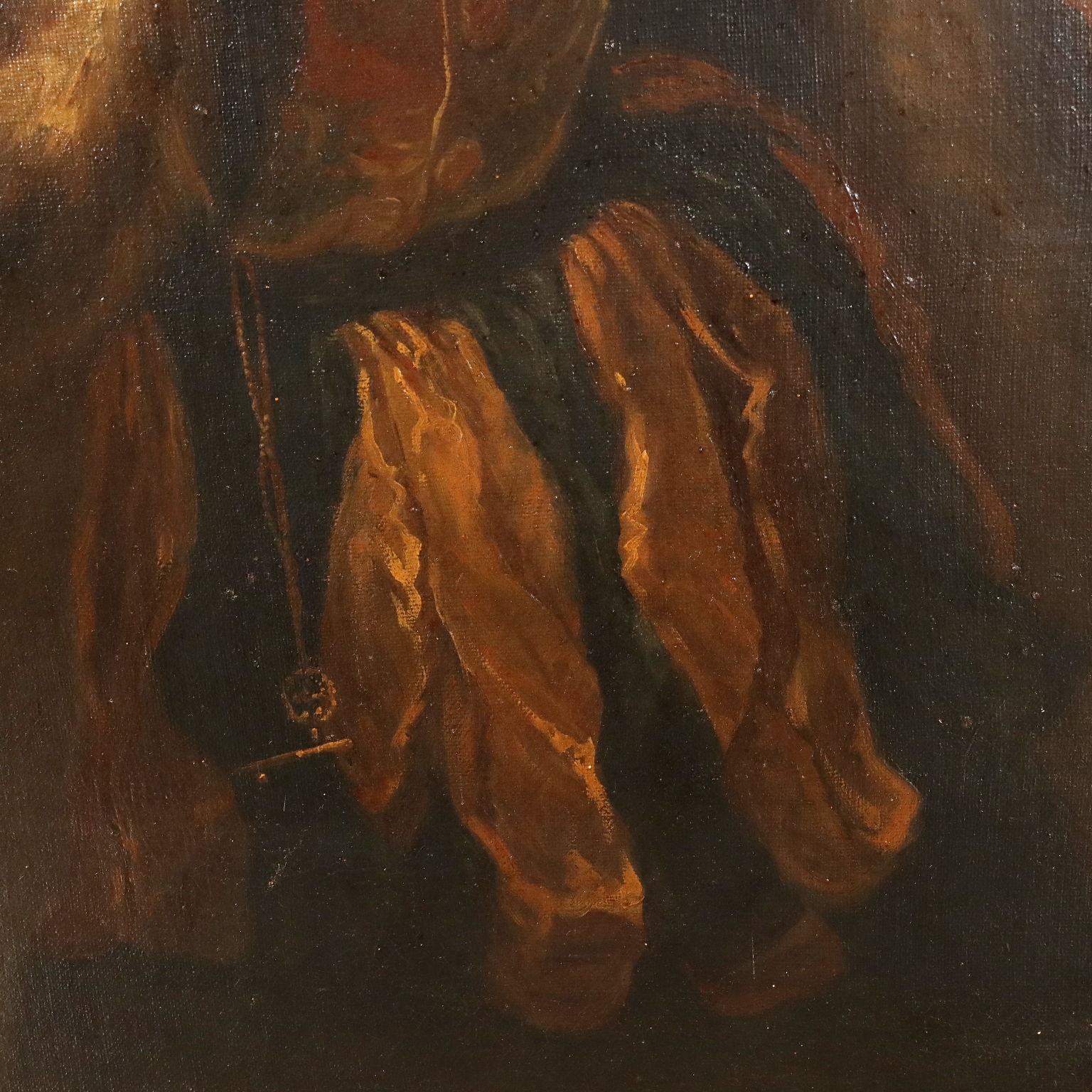 Dipinto Ritratto di Nobiluomo XVIII secolo 4