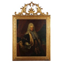 Dipinto Ritratto di Nobiluomo XVIII secolo
