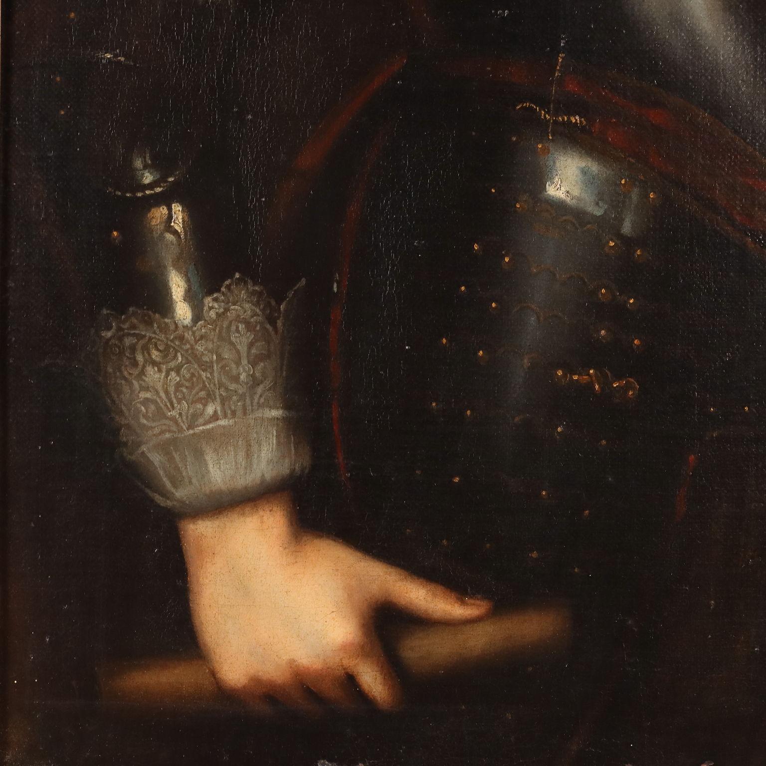 Dipinto ritratto di Tommaso Francesco di Savoia XVII-XVIII secolo 2