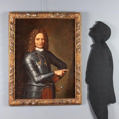Dipinto Ritratto di Uomo in Armatura XVII secolo
