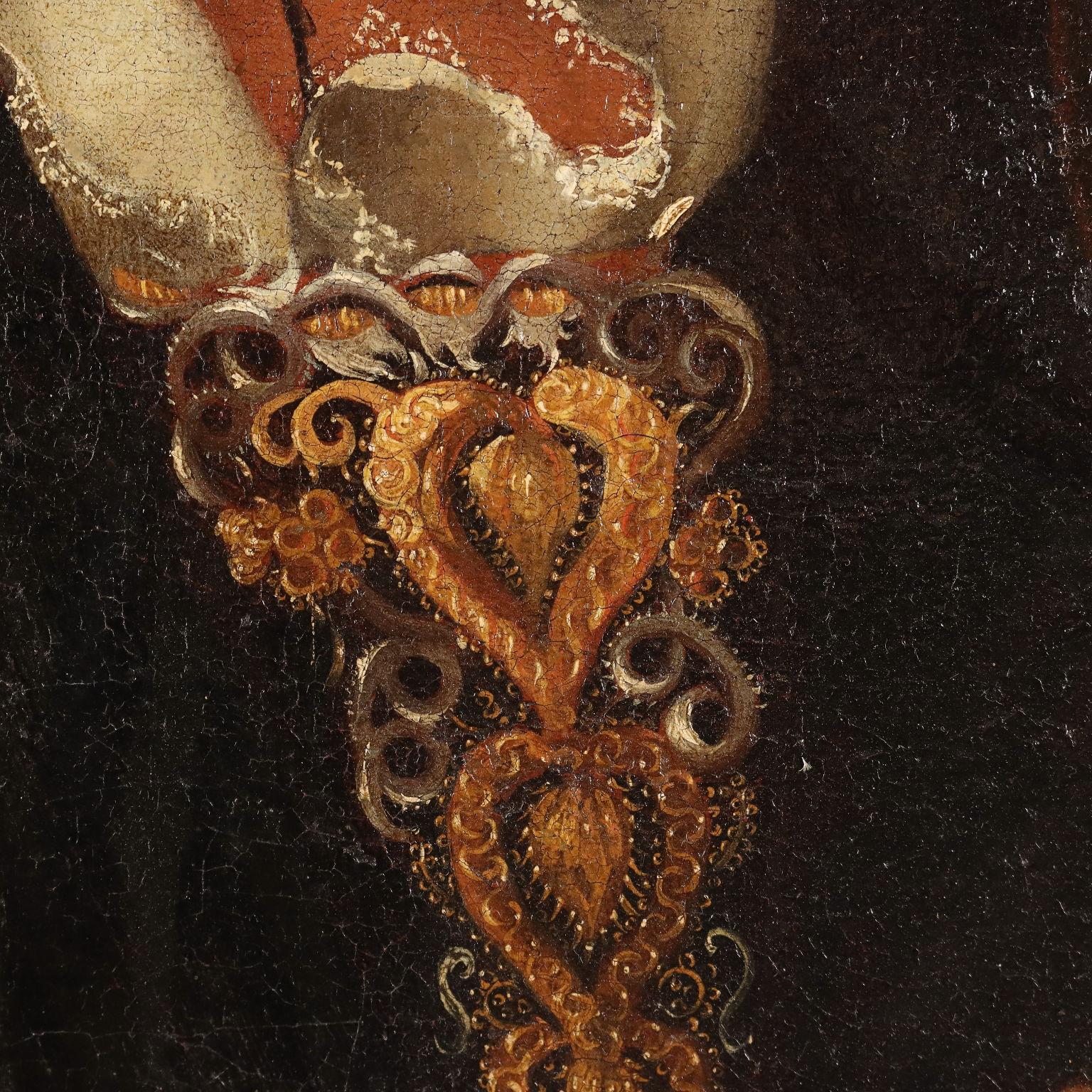 Peinture Portrait de femme, 17e siècle en vente 2