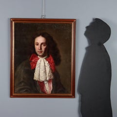 Painting Male Portrait in the Style of Jakob Ferdinand Voet late 1600s early 1700s