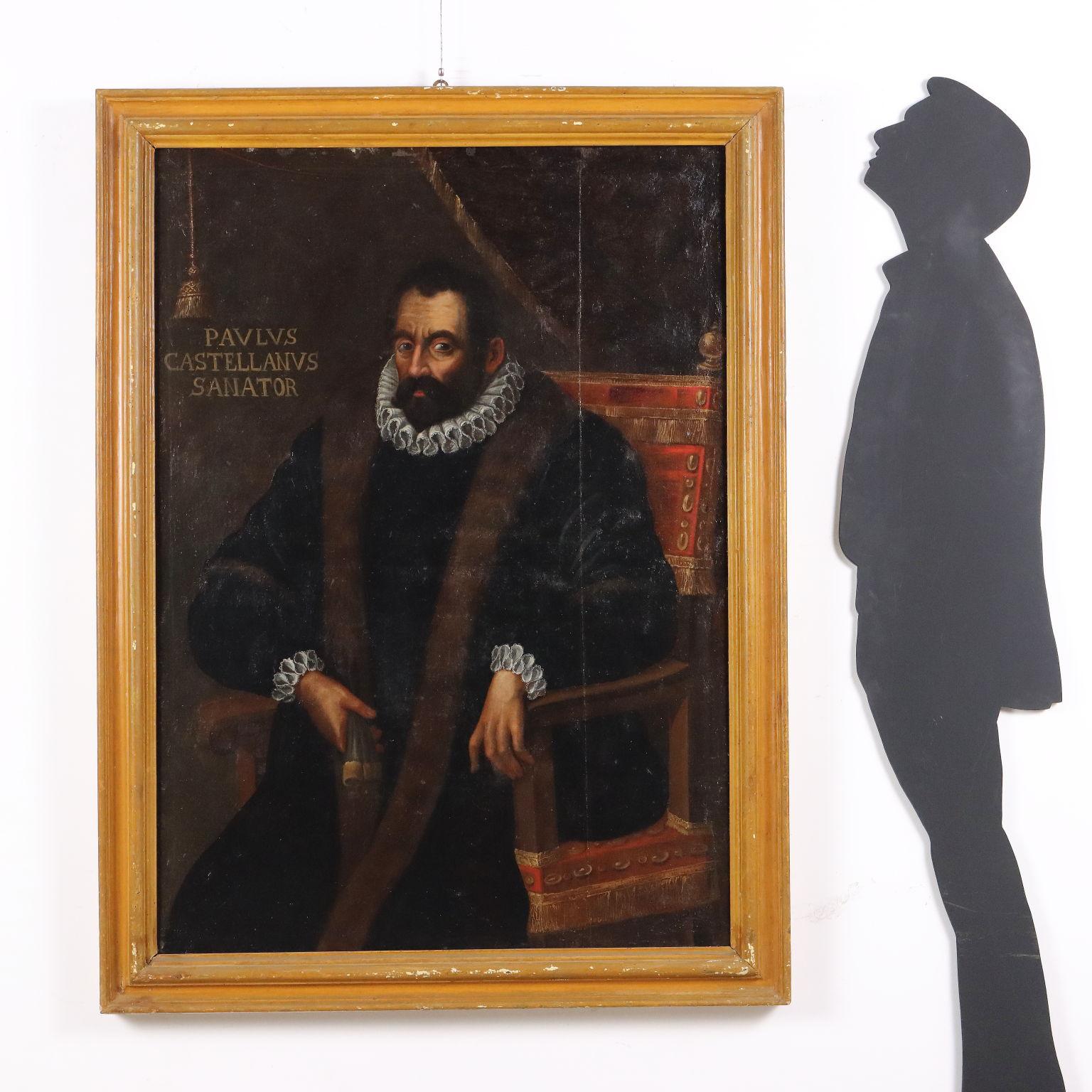 Dipinto Ritratto maschile XVII secolo - Painting di Unknown