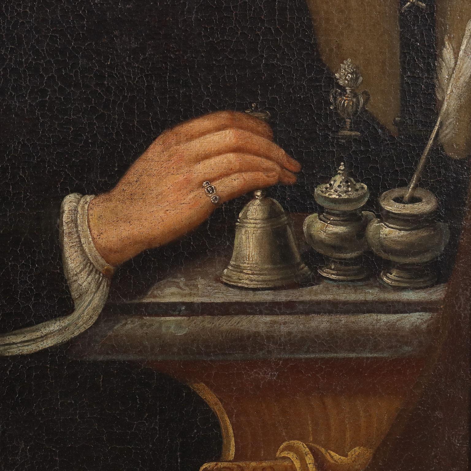 Dipinto Ritratto maschile XVIII secolo in vendita 1