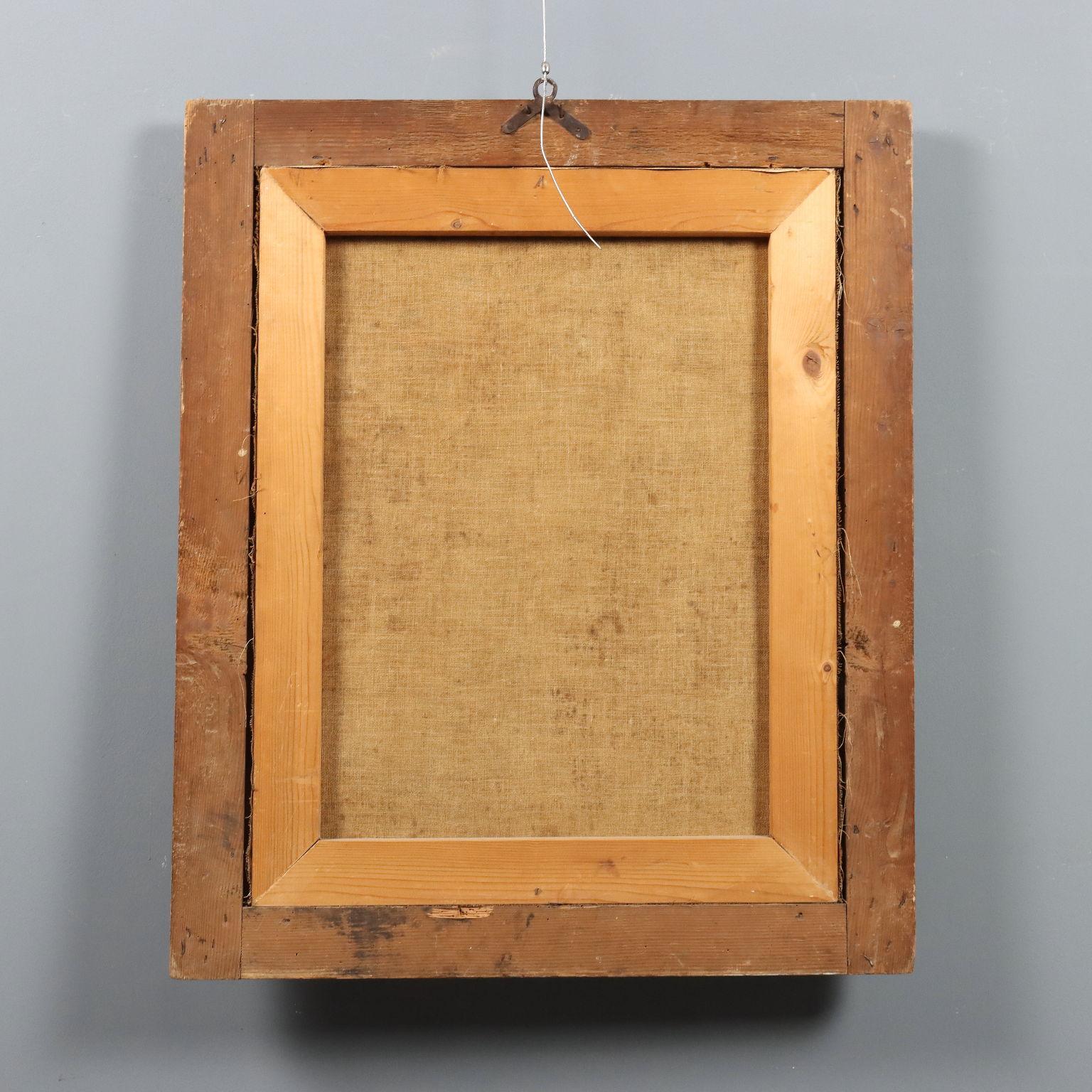 Dipinto Sacra Famiglia con Santo Francescano XVII-XVIII secolo im Angebot 6