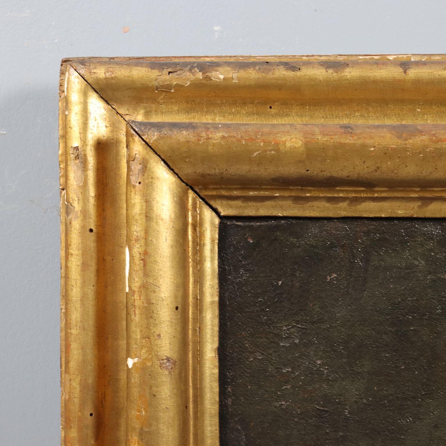 Dipinto Sacra Famiglia con Santo Francescano XVII-XVIII secolo im Angebot 4