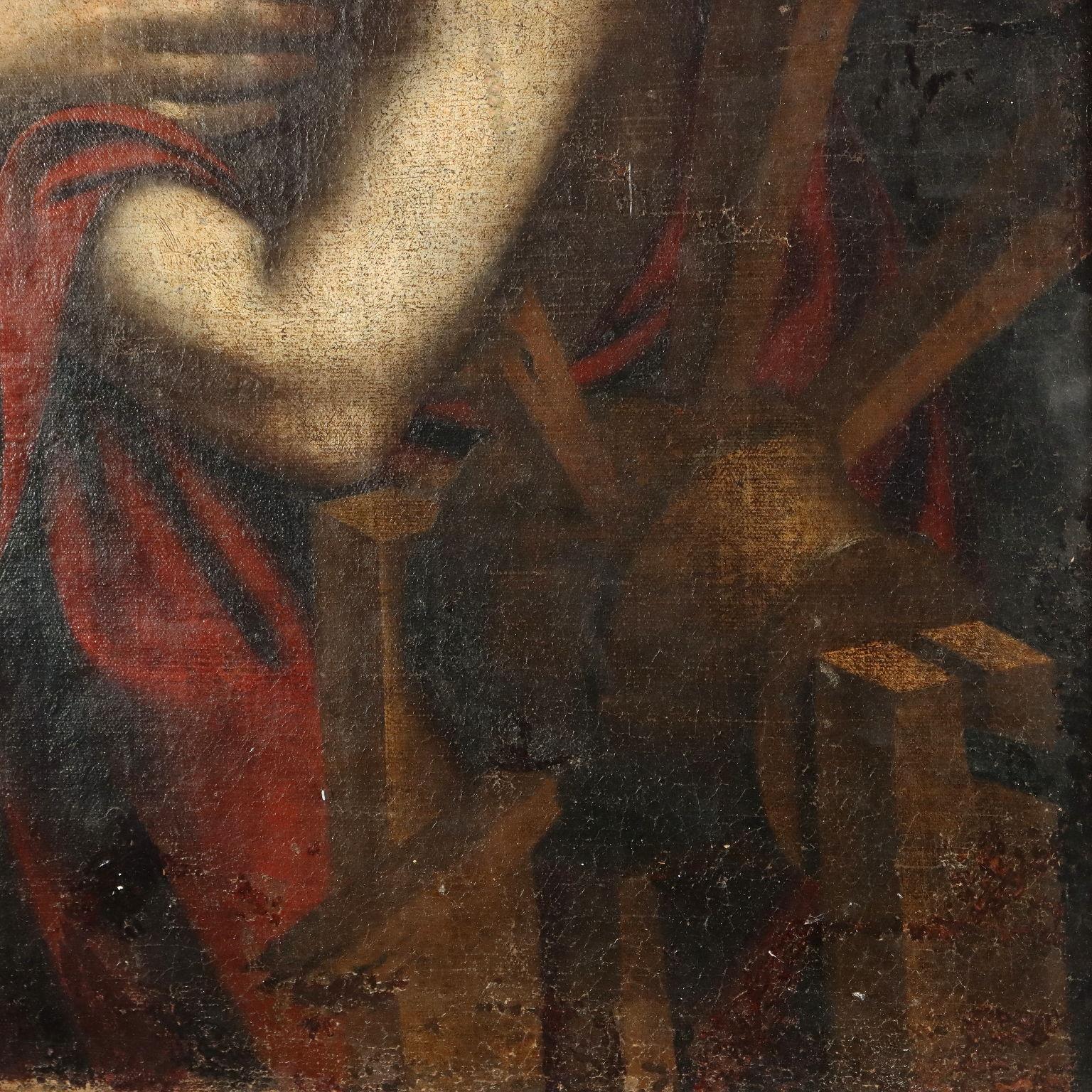 Dipinto Santa Caterina d'Alessandria XVII secolo For Sale 1