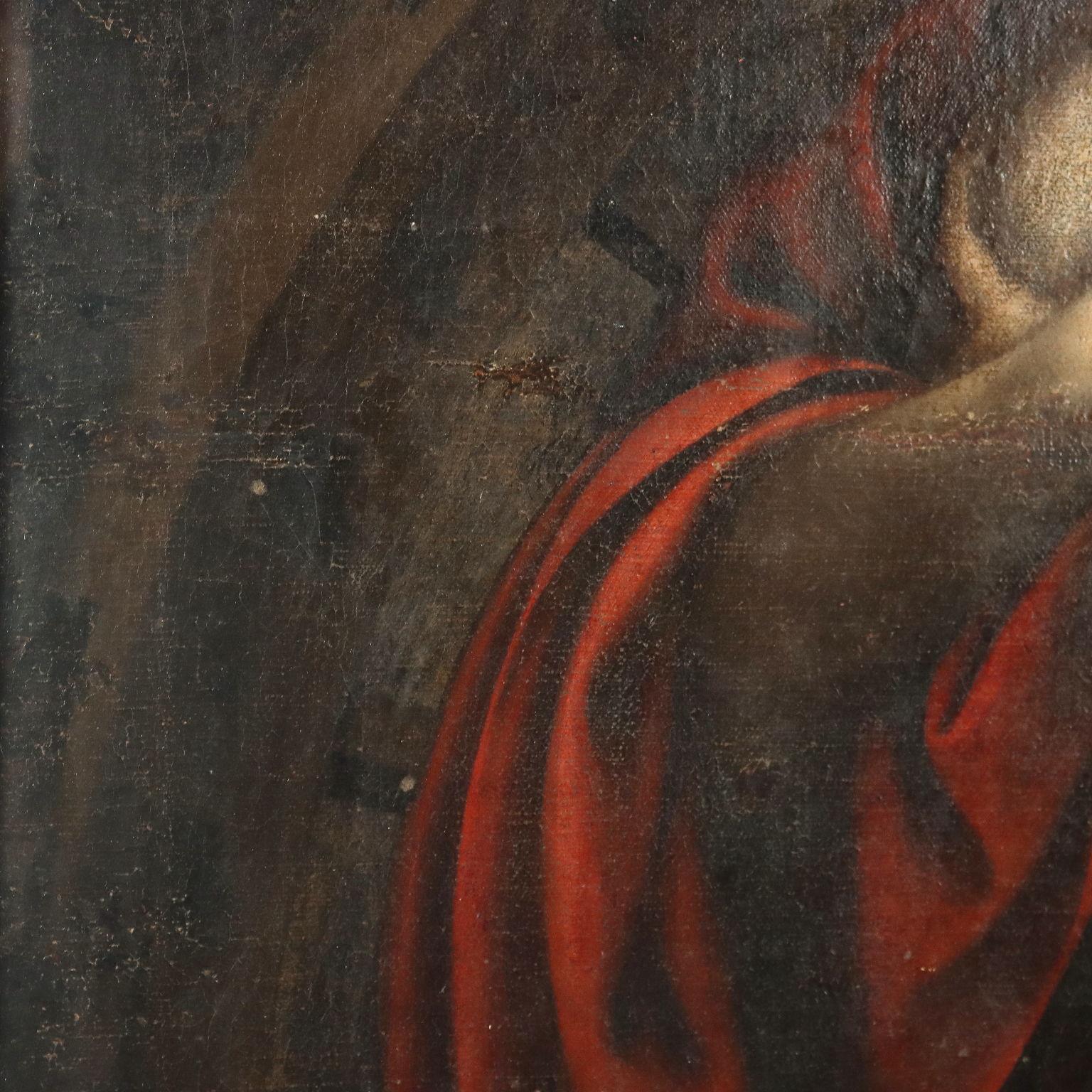 Dipinto Santa Caterina d'Alessandria XVII secolo For Sale 3