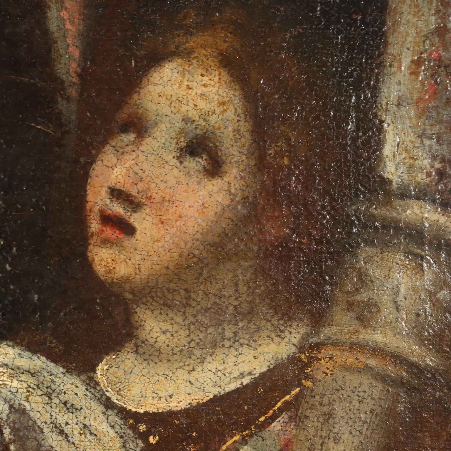 Gemälde der Heiligen Veronika und des Heiligen Schleiers 1600 im Angebot 7
