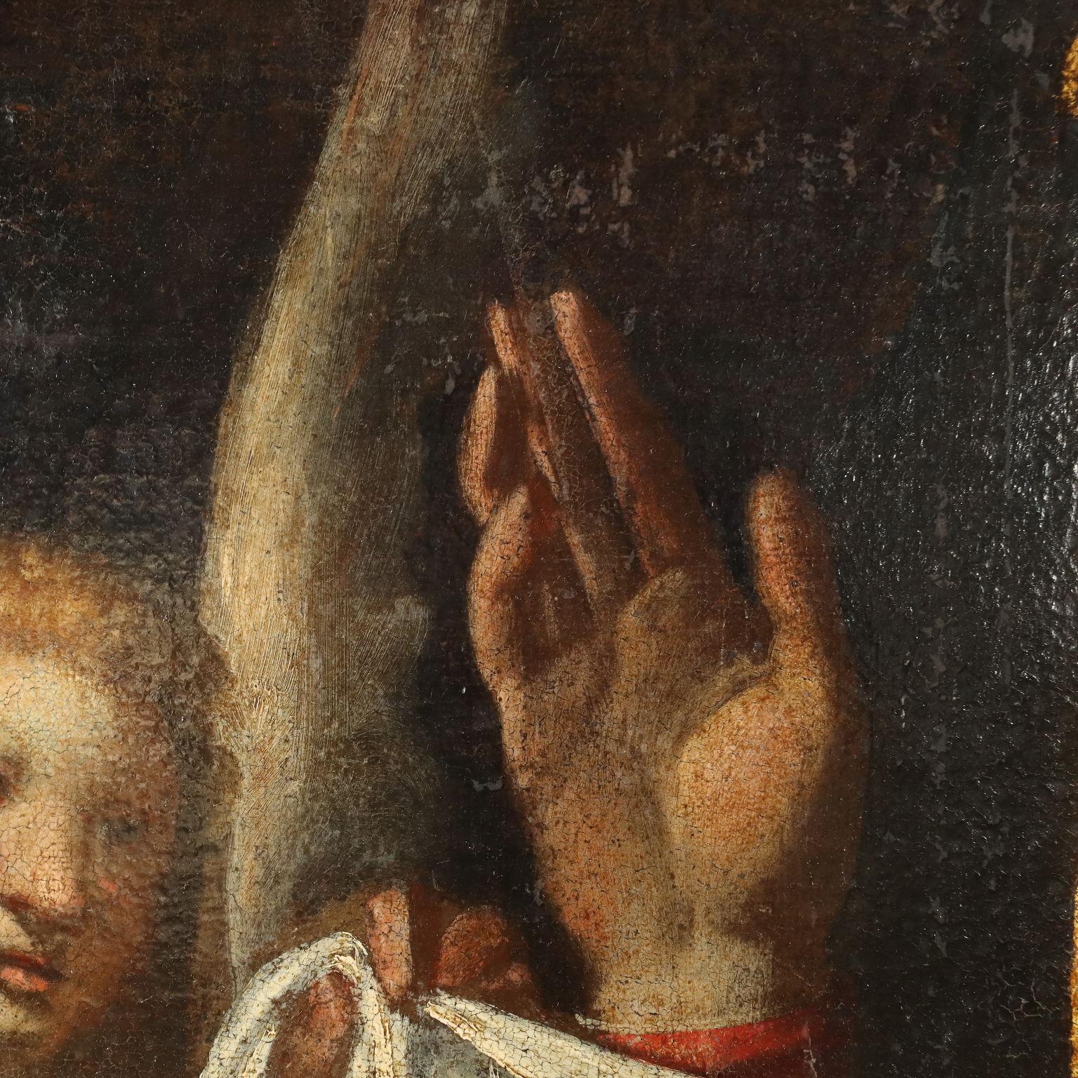 Painting Saint Veronica and the Holy Veil 1600 For Sale 12