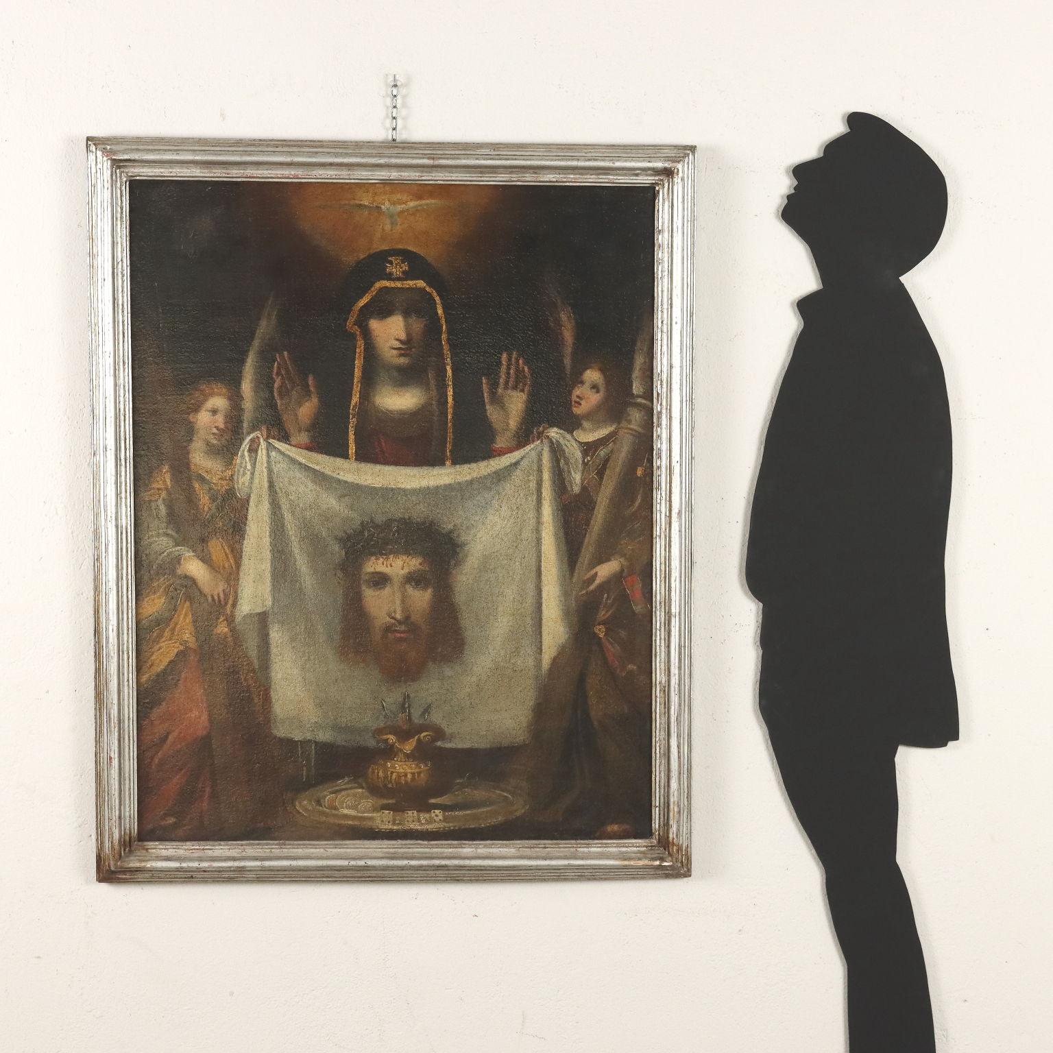 Gemälde der Heiligen Veronika und des Heiligen Schleiers 1600 (Sonstige Kunststile), Painting, von Unknown