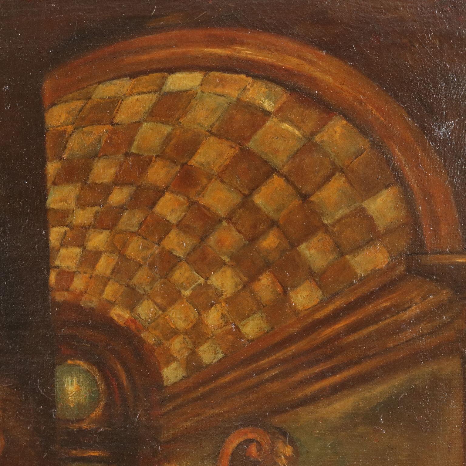 Dipinto Scena Biblica. Davide che suona l'Arpa XVII secolo in vendita 3