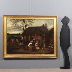 Pintura Escena campestre Siglo XIX