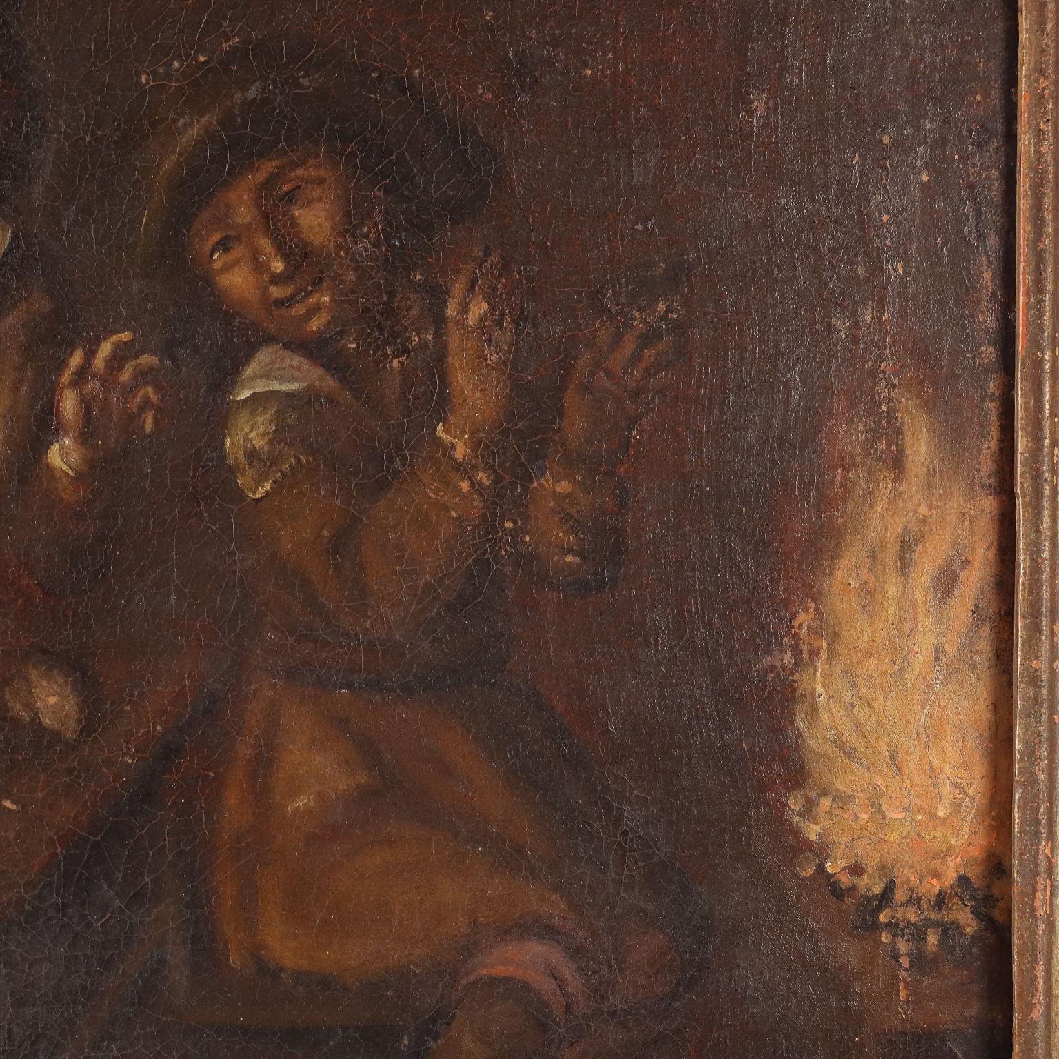 Tableau de scène de taverne du 18e siècle en vente 1
